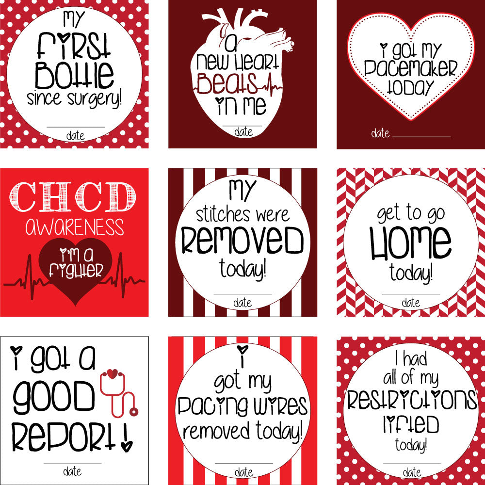 Chd Heart Warrior Plastic Moment Cards