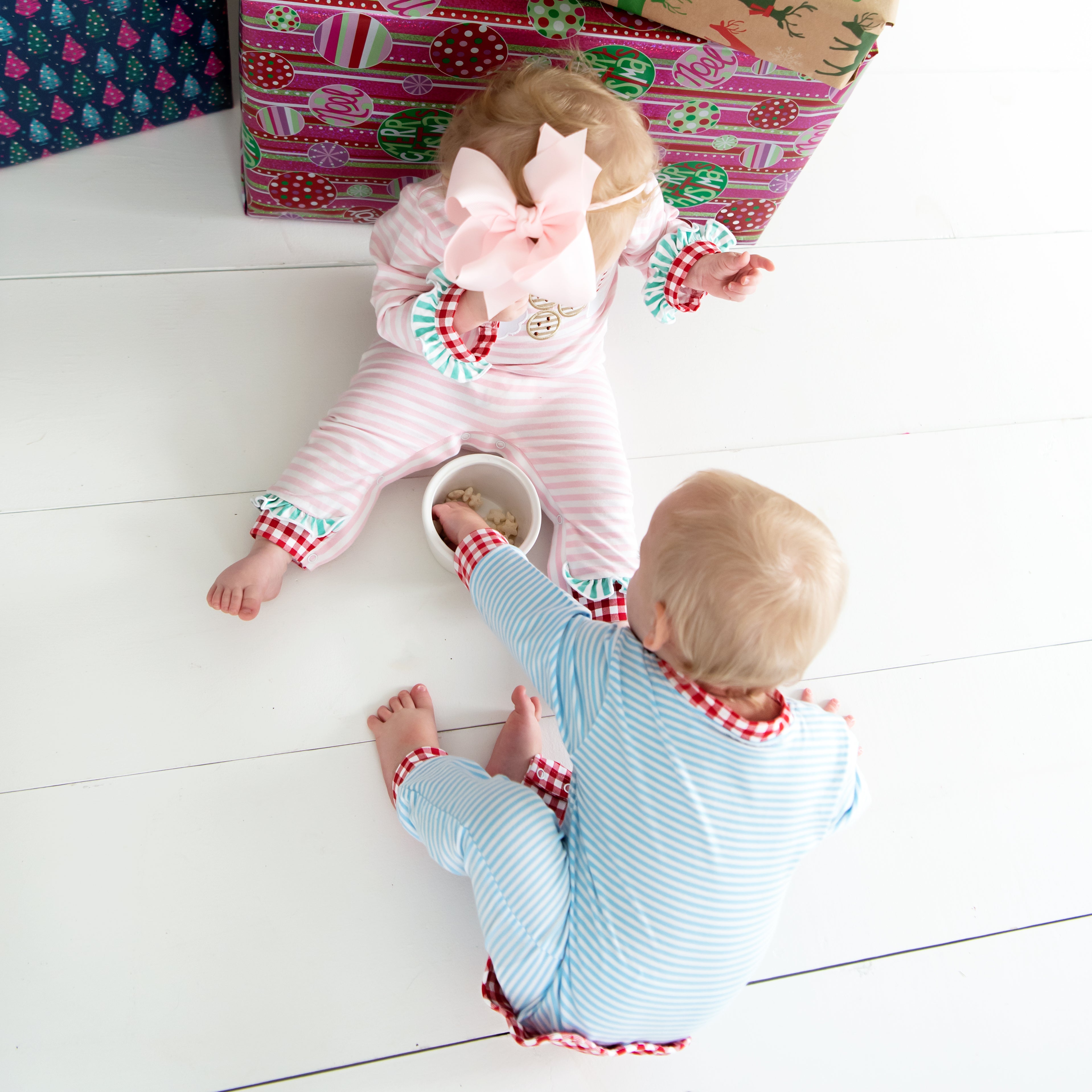 Pink Cookies For Santa Romper
