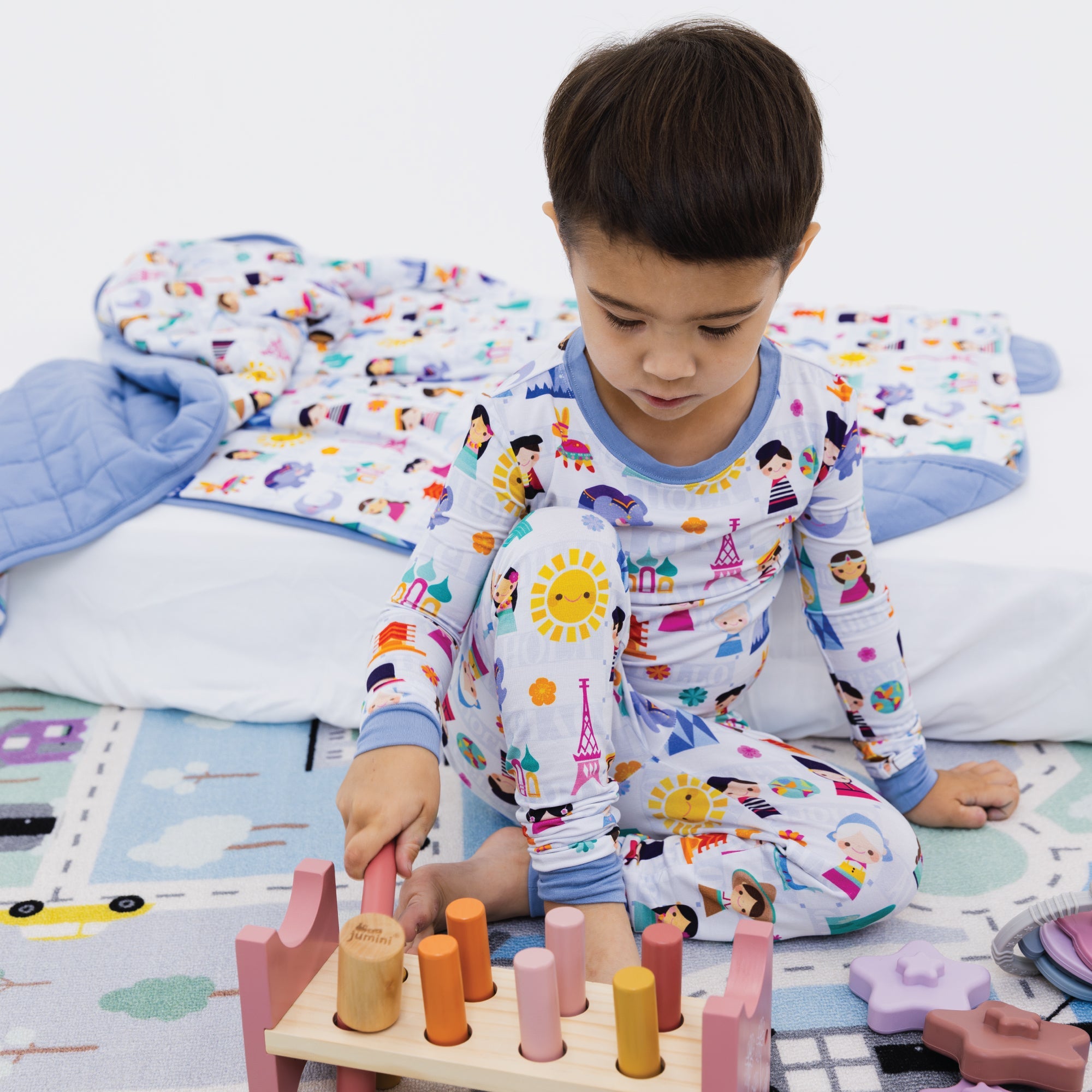 Children Of The World Long Sleeve Pajamas