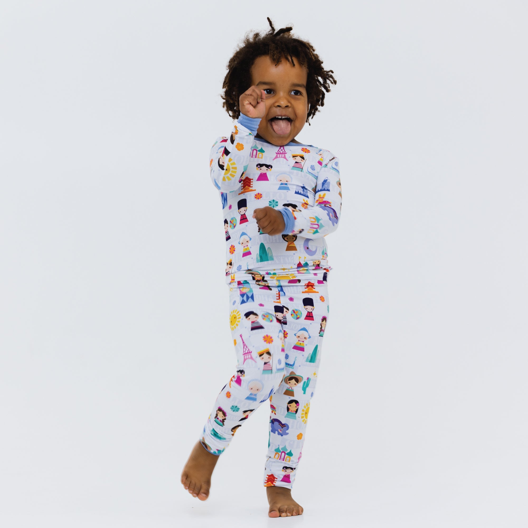 Children Of The World Long Sleeve Pajamas