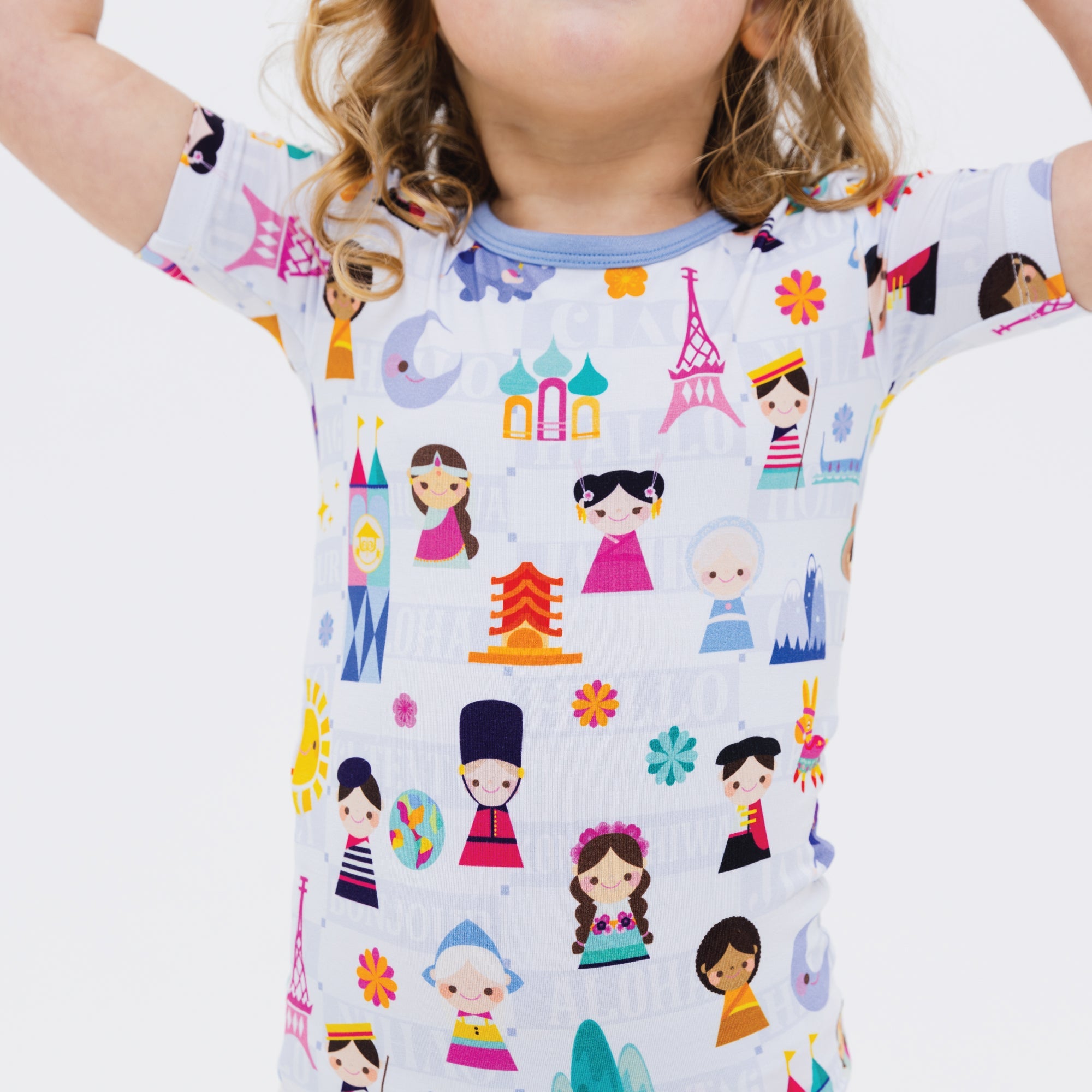 Children Of The World Short Sleeve Pajamas