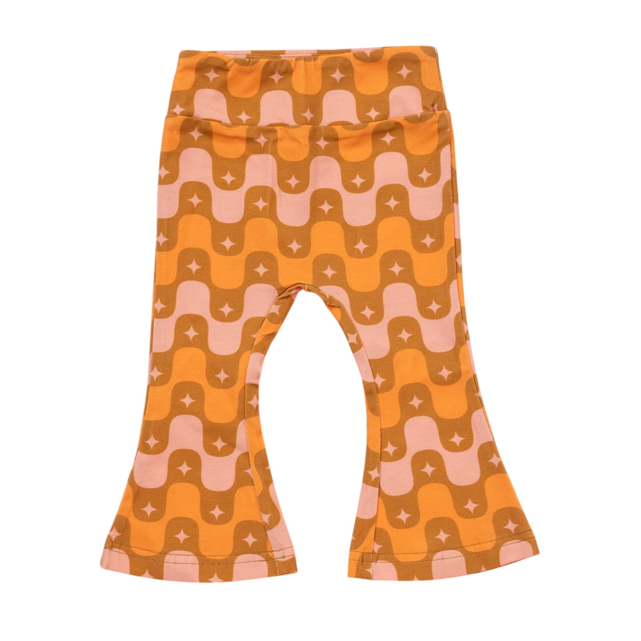 Retro Star Girls Bell Bottoms Leggings