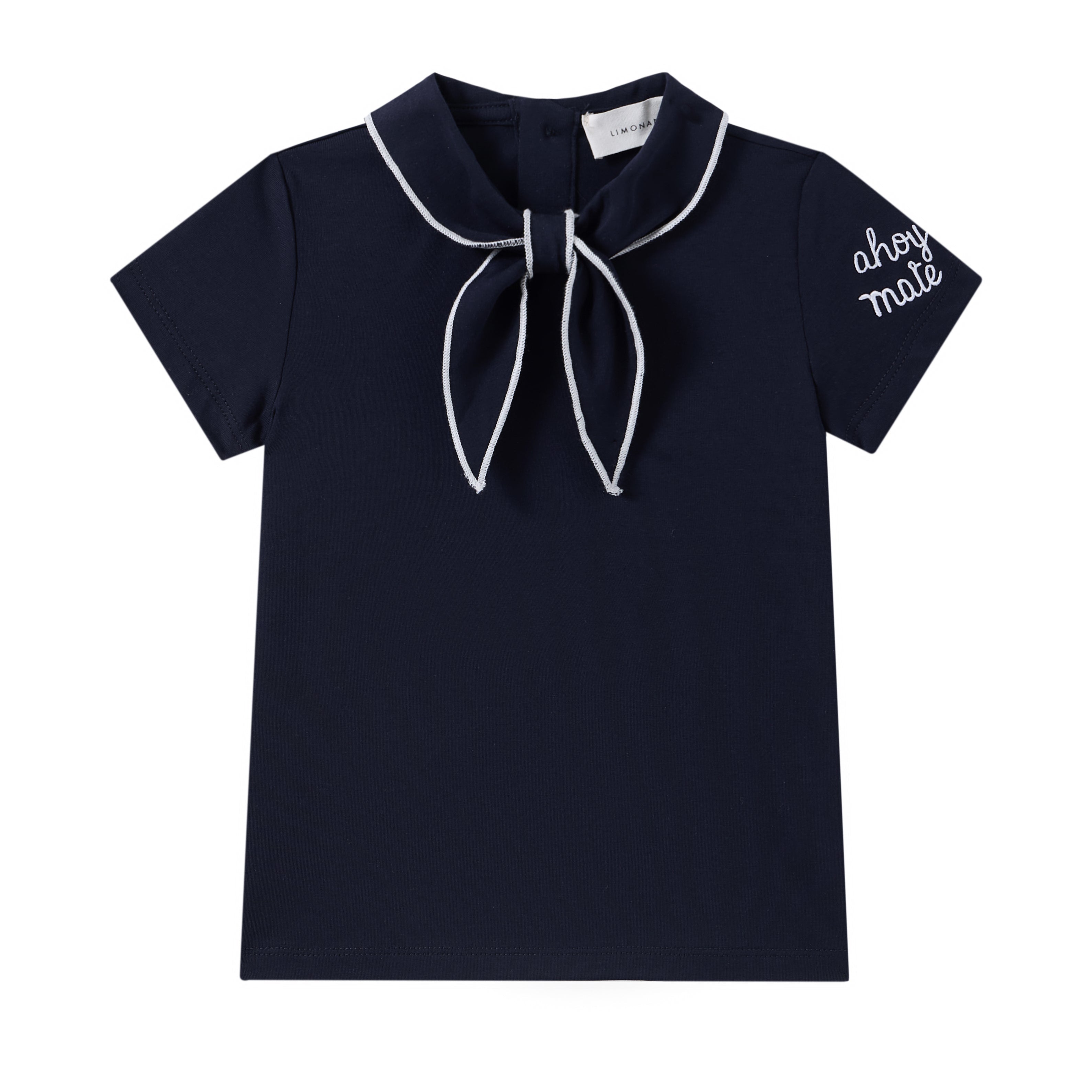 Coastal Navy Tie Tee