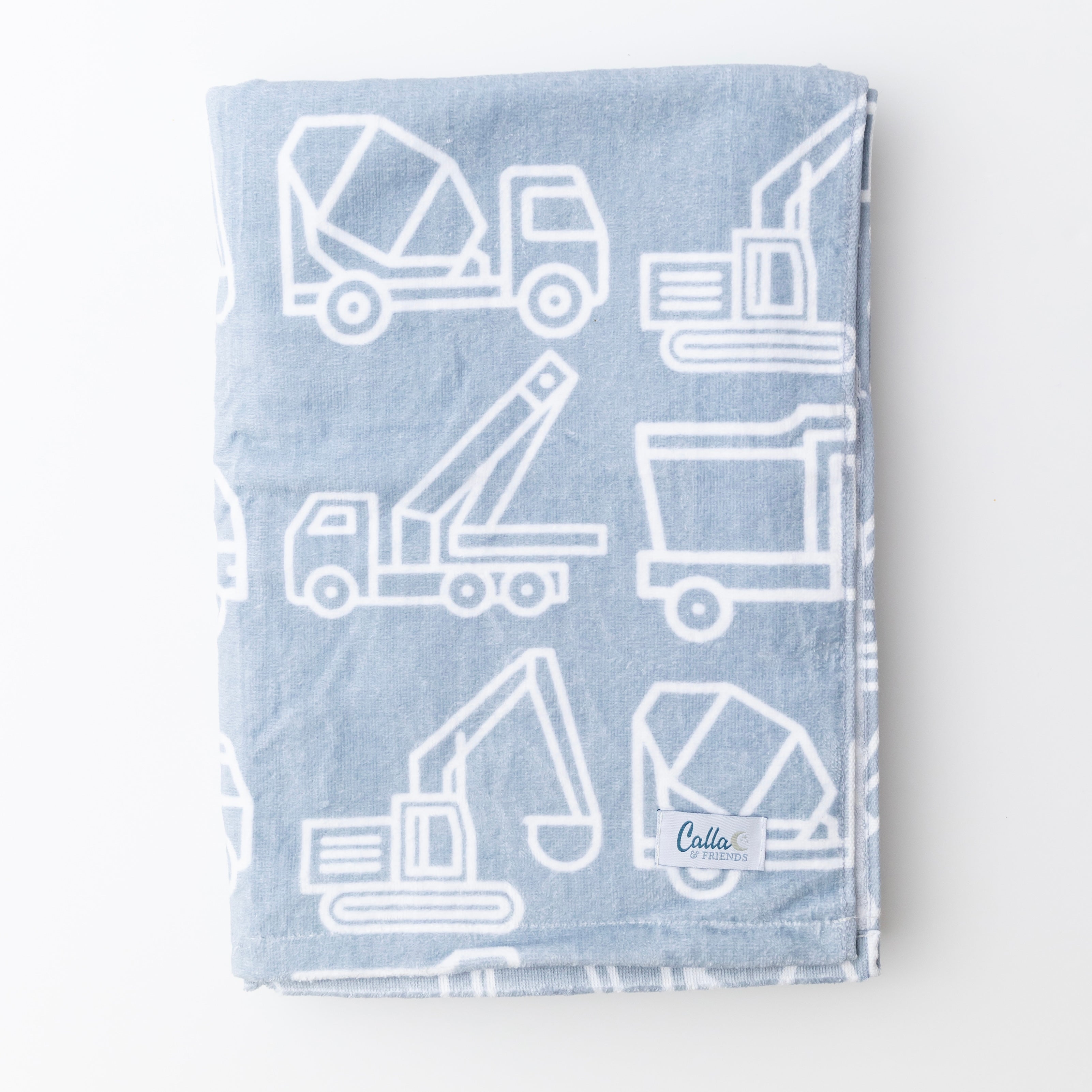 The Kenzie Beach Towel - Trucks & Diggers