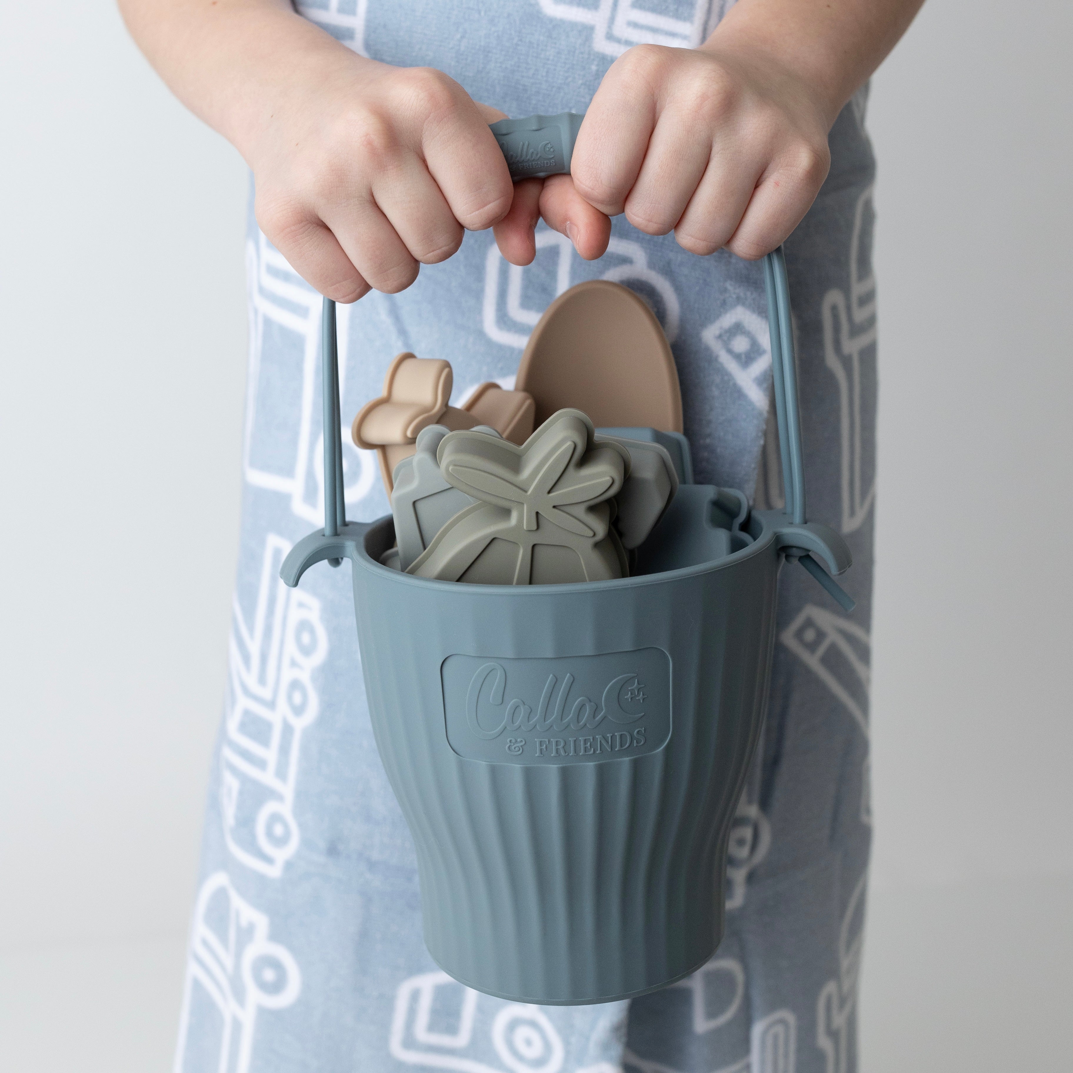 The Kenzie Beach Towel - Trucks & Diggers