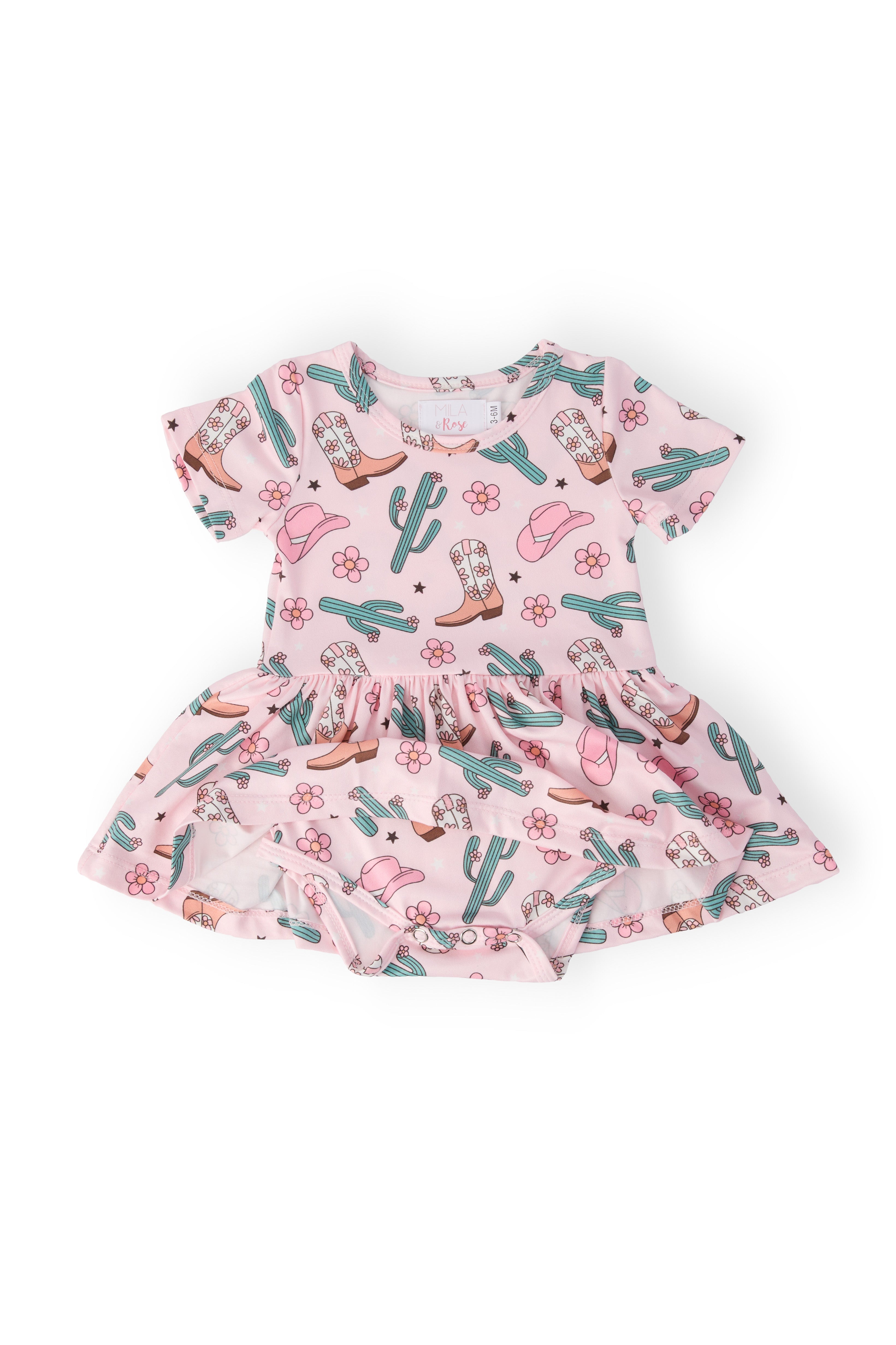 Cactus Cowgirl S/s Twirl Bodysuit