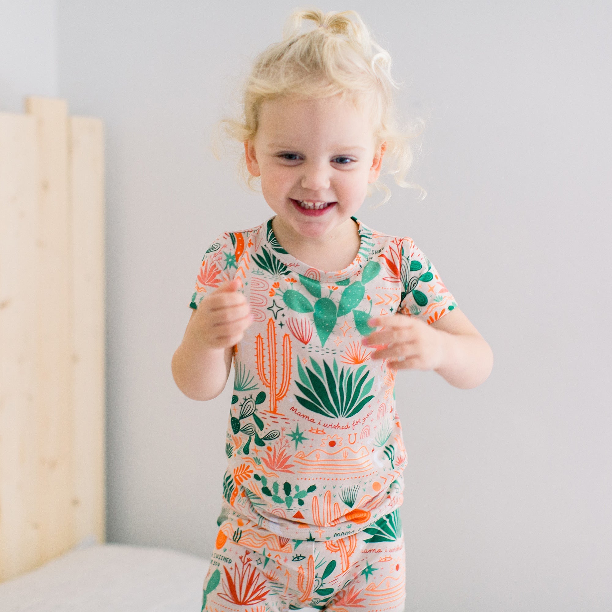 The Second-skin 2-piece Pajama | Desert Cactus Vibes | "mama, I Wished For You"