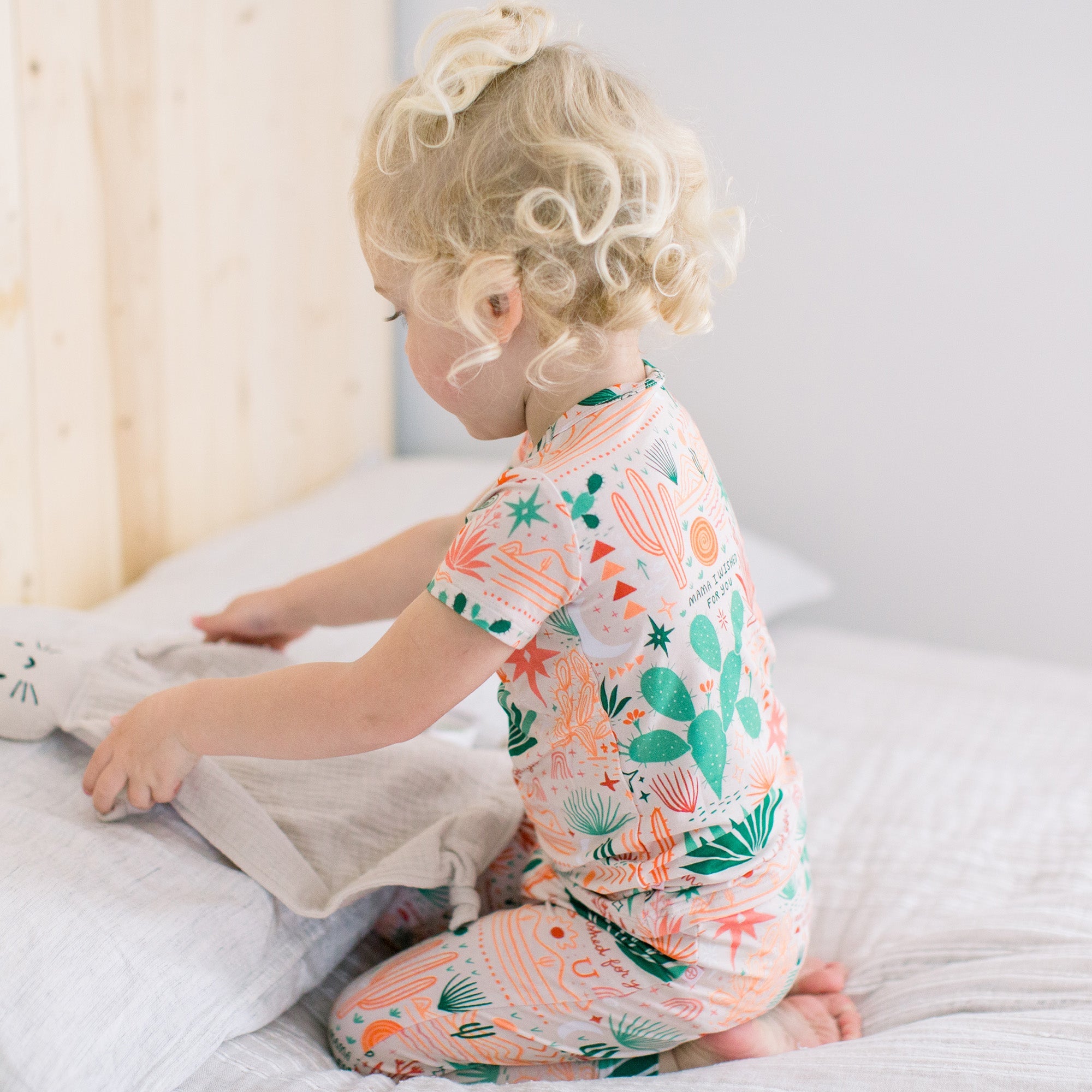 The Second-skin 2-piece Pajama | Desert Cactus Vibes | "mama, I Wished For You"