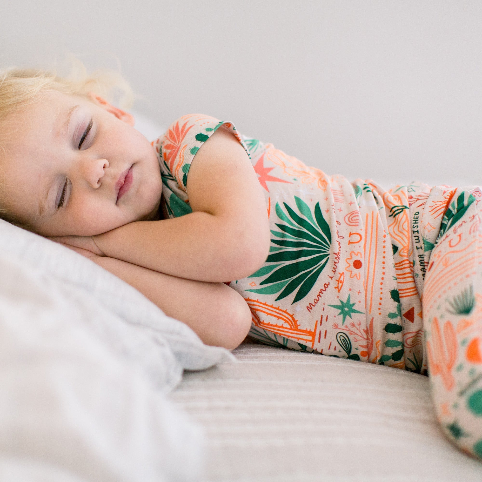 The Second-skin 2-piece Pajama | Desert Cactus Vibes | "mama, I Wished For You"