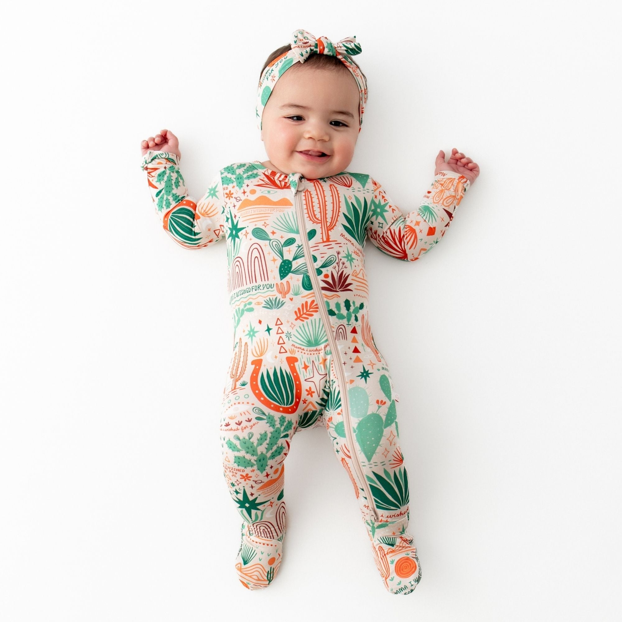 The Second-skin Footie | Desert Cactus Vibes | "mama, I Wished For You"