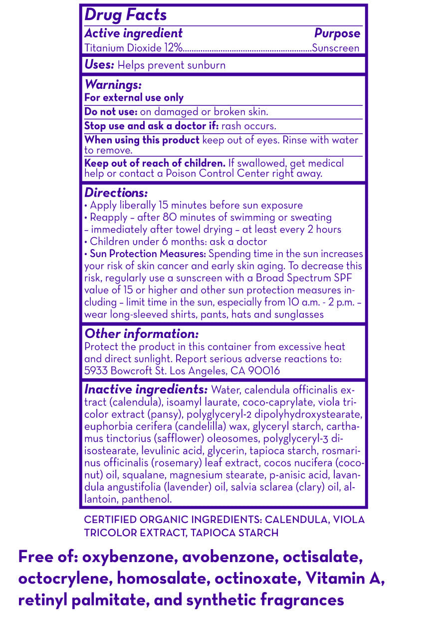 Calendula™ Broad Spectrum Spf 30+ Sunscreen