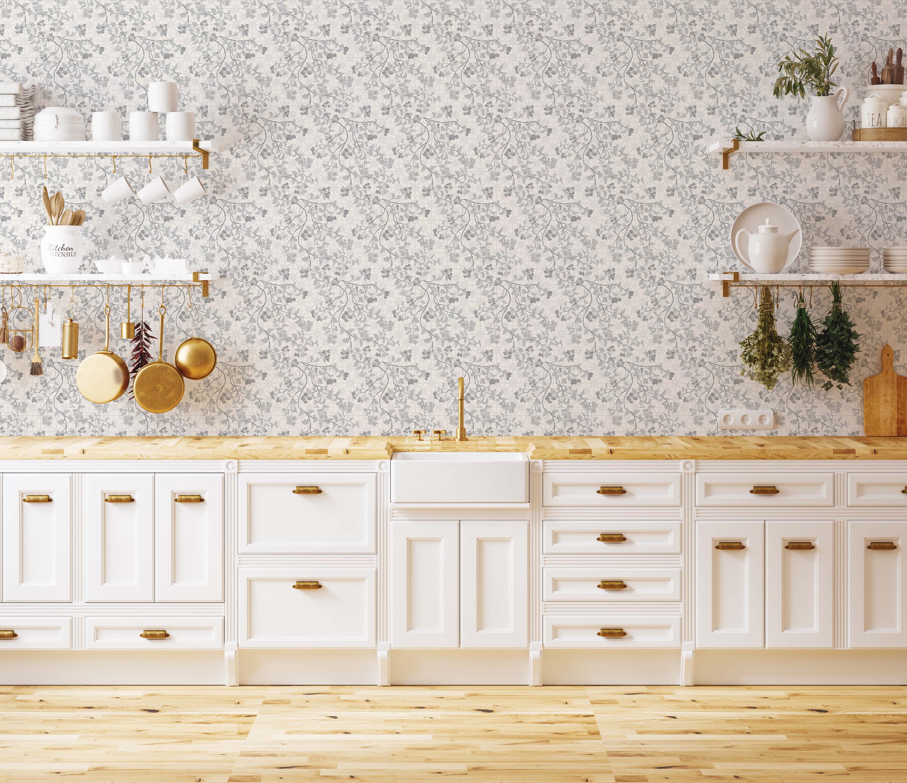 Calla Wallpaper By The Bright Leaf Design