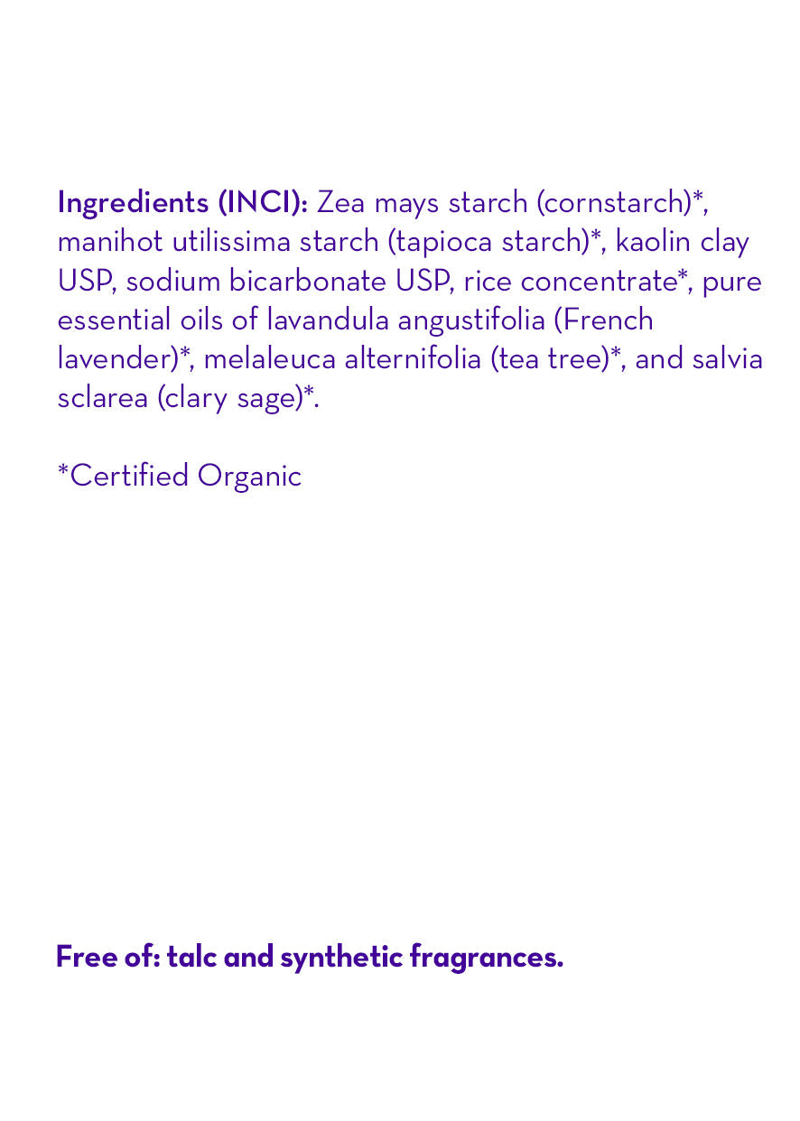 Calming™ Organic (talc-free) Powder
