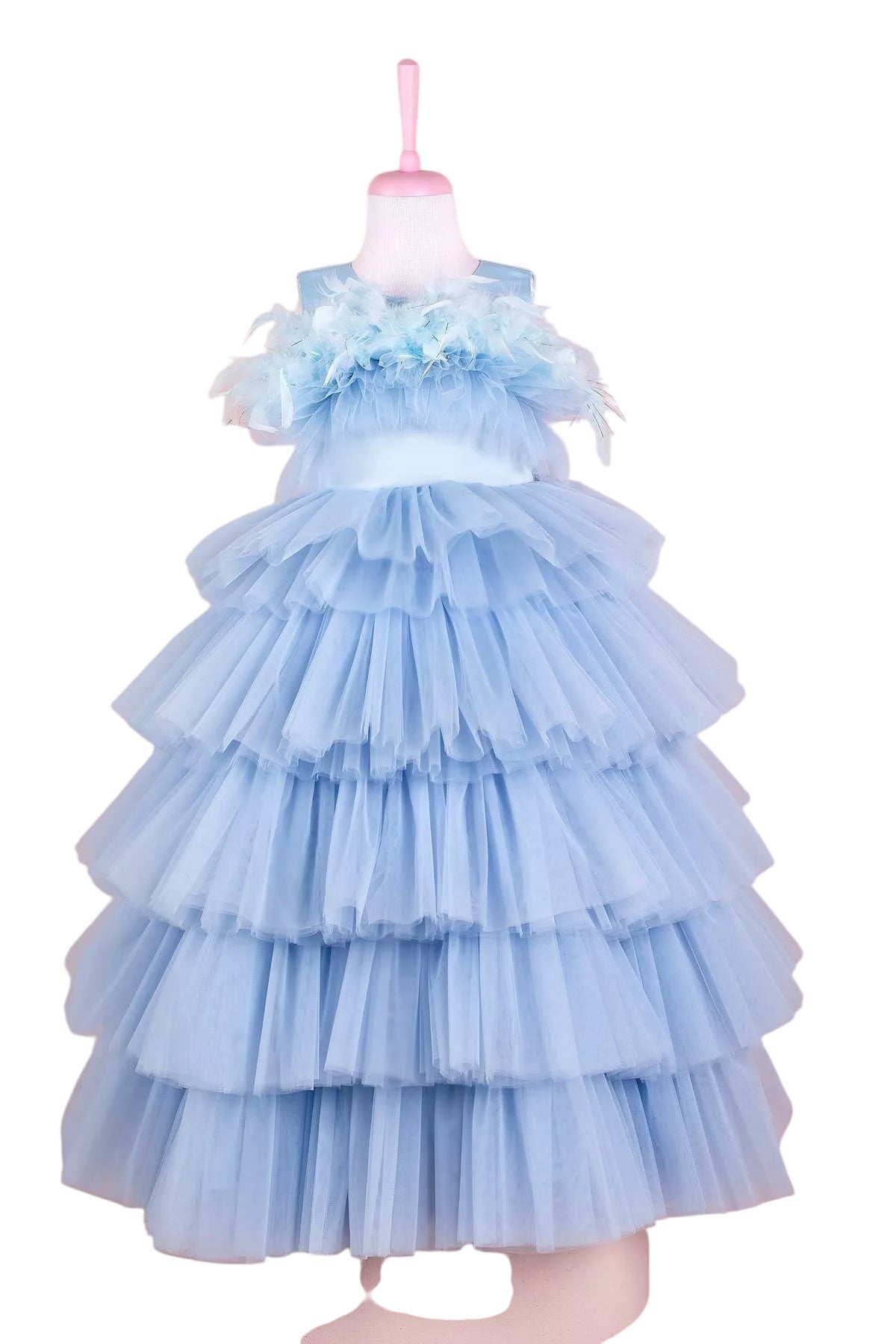 Camila Baby Blue Party Dress