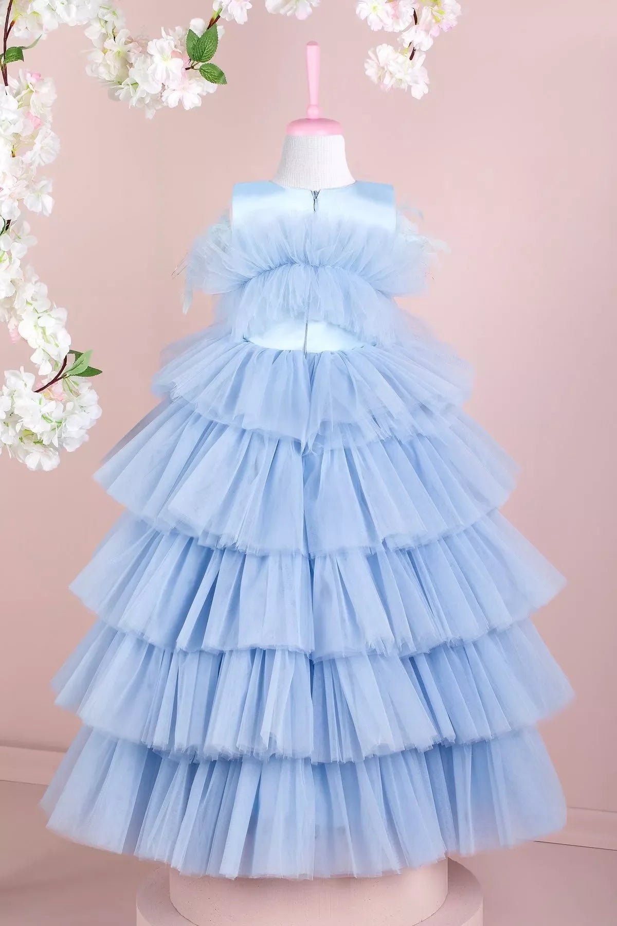 Camila Baby Blue Party Dress