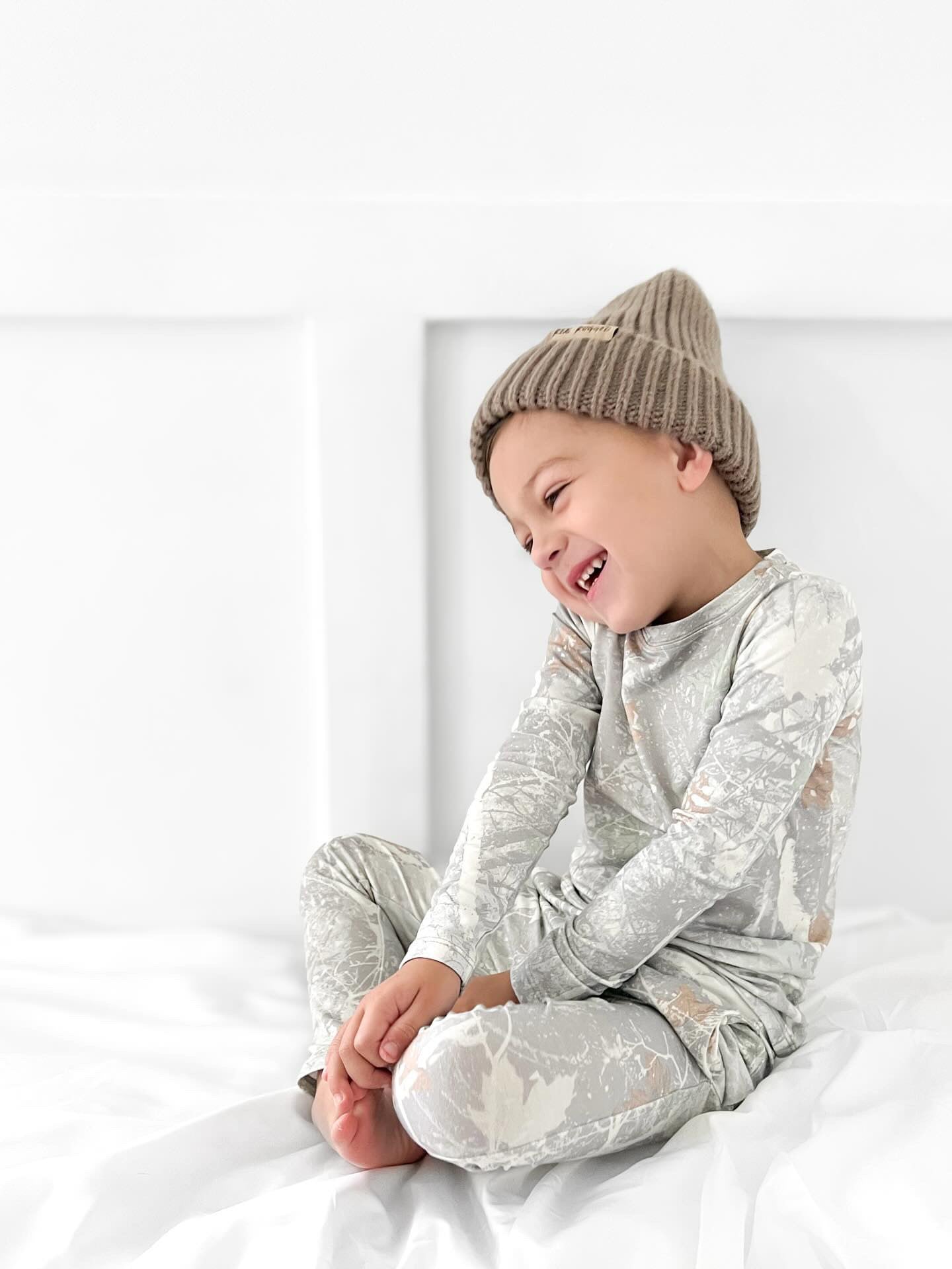 Snow Camo Bamboo Two-piece Set