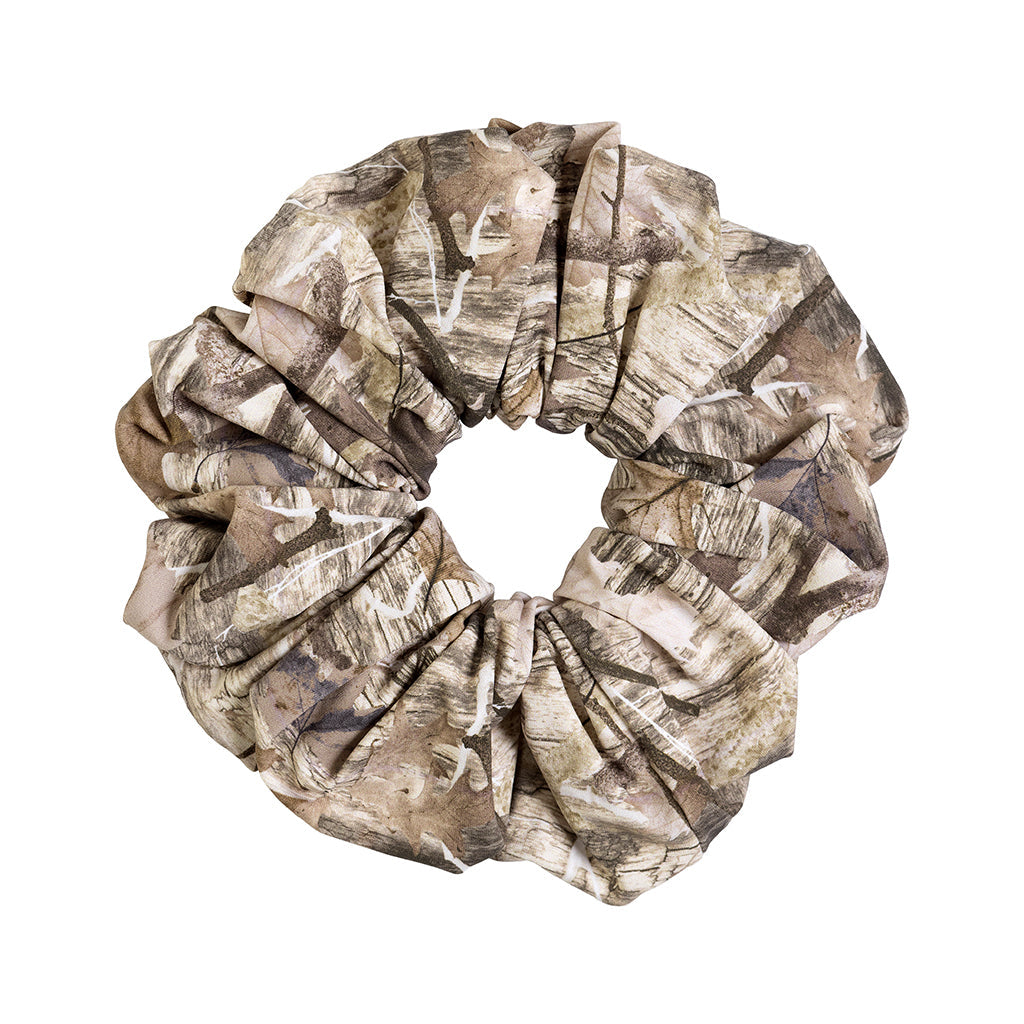 Camo Chunky Scrunchie