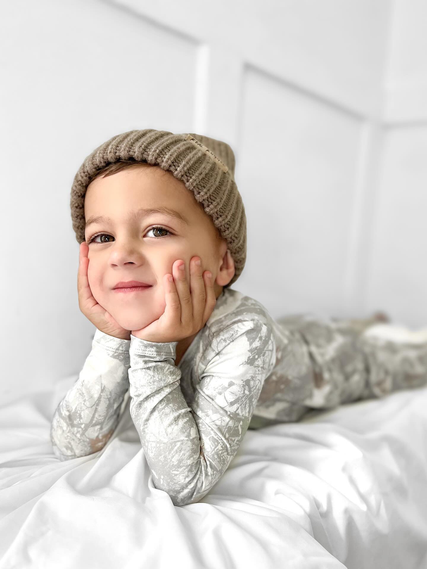 Snow Camo Bamboo Two-piece Set