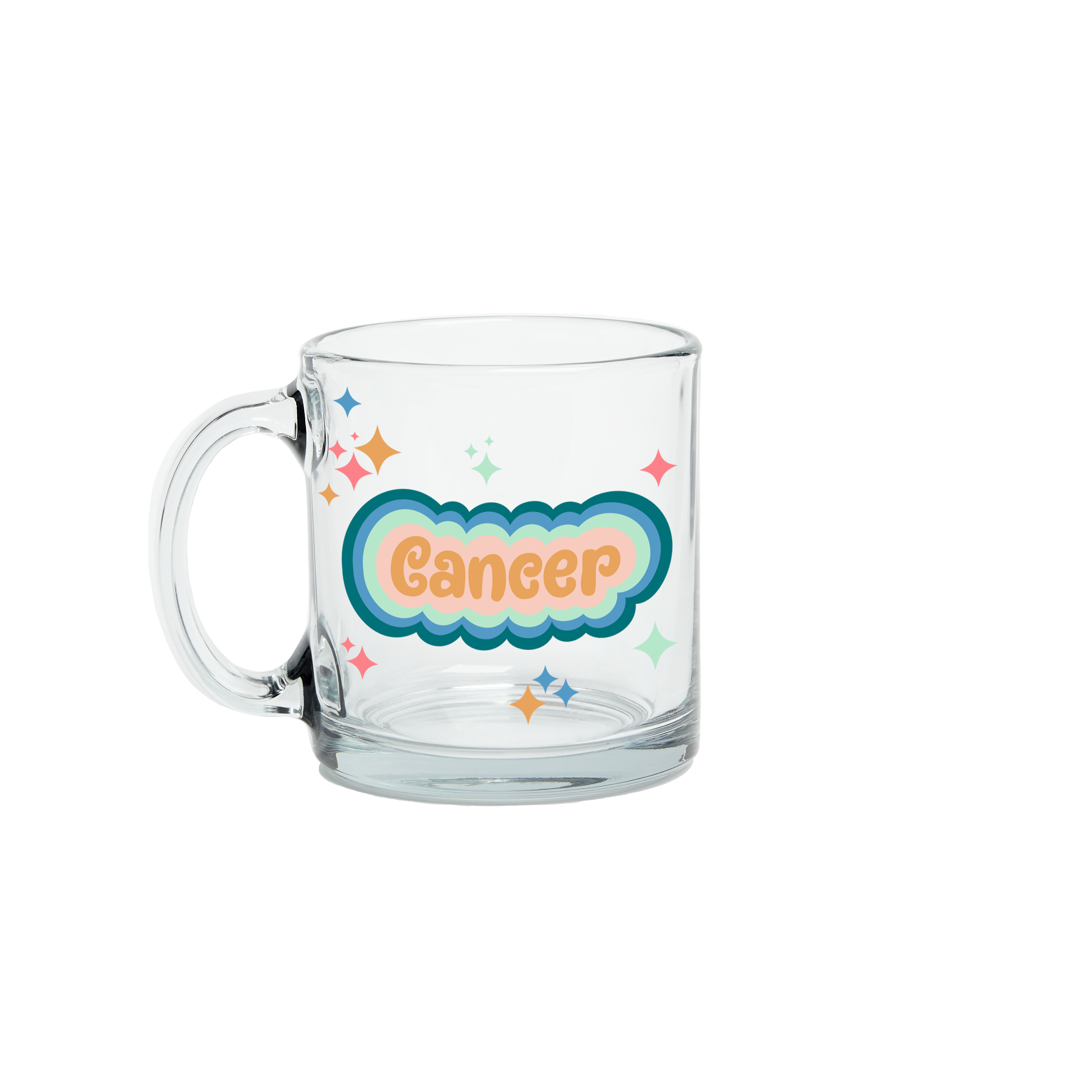 Astrology Clear Glass Mug