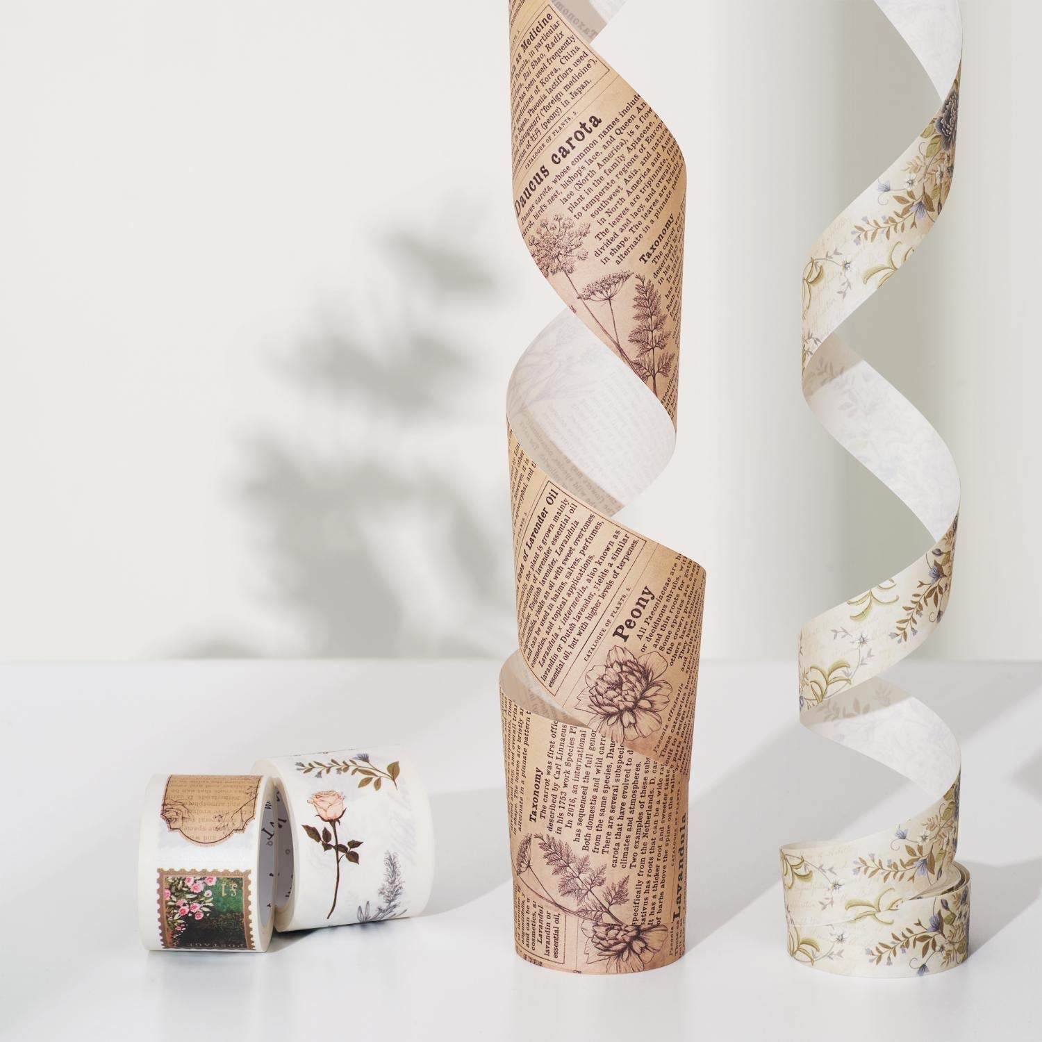 Petals & Parchment Washi Tape Sticker Set by The Washi Tape Shop