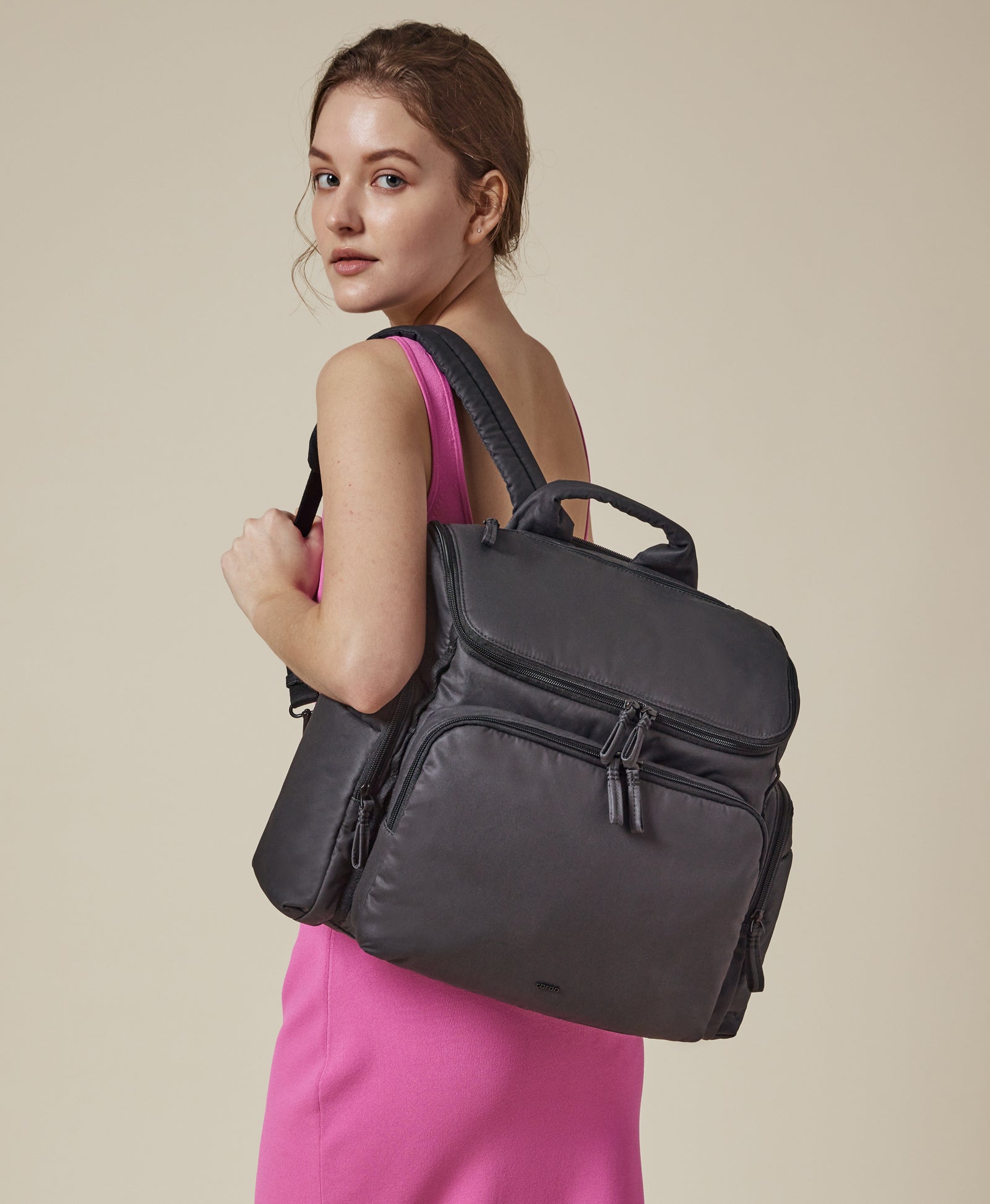 Baby Bag Cotton Large In Black