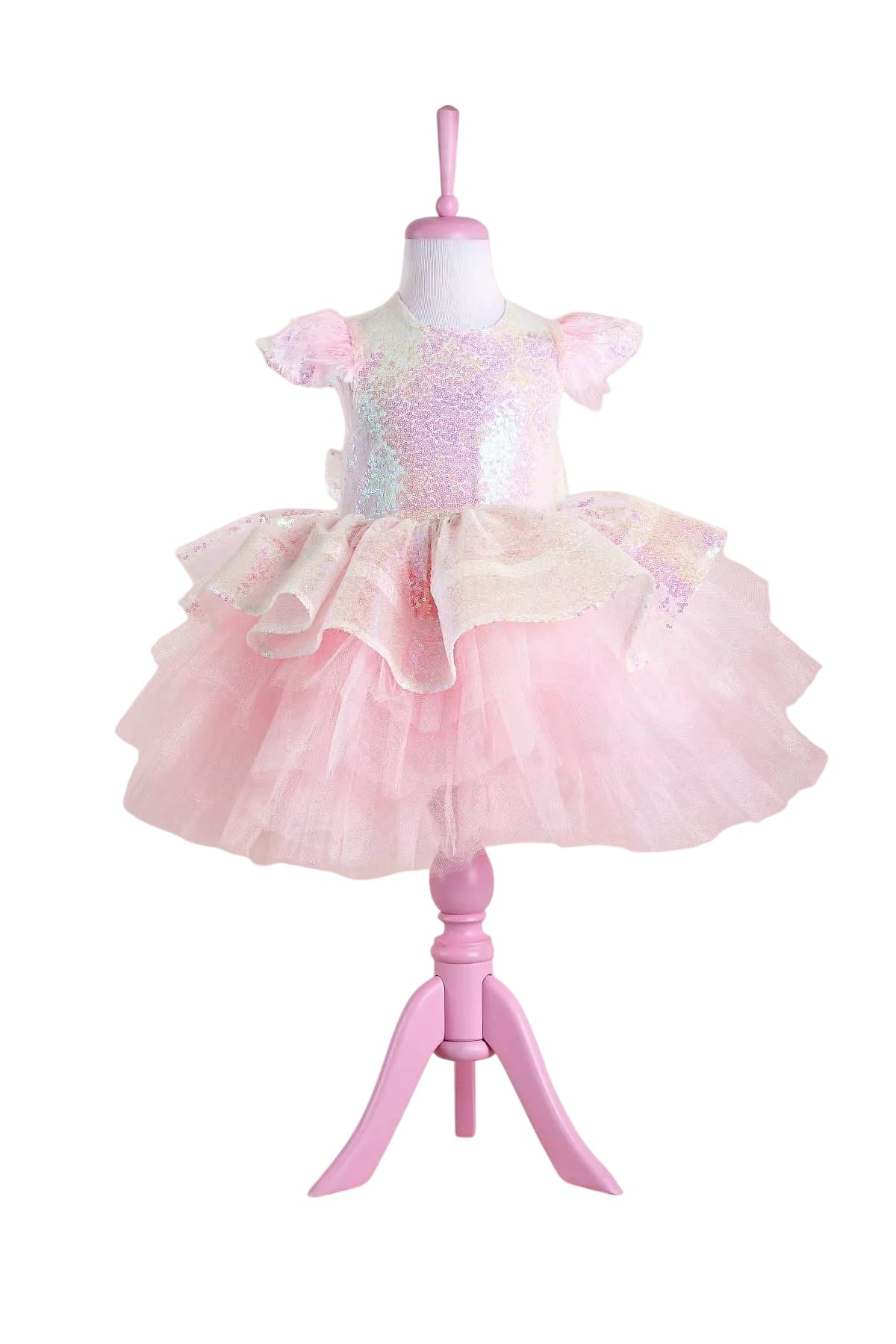 Cara Light Pink Party Dress