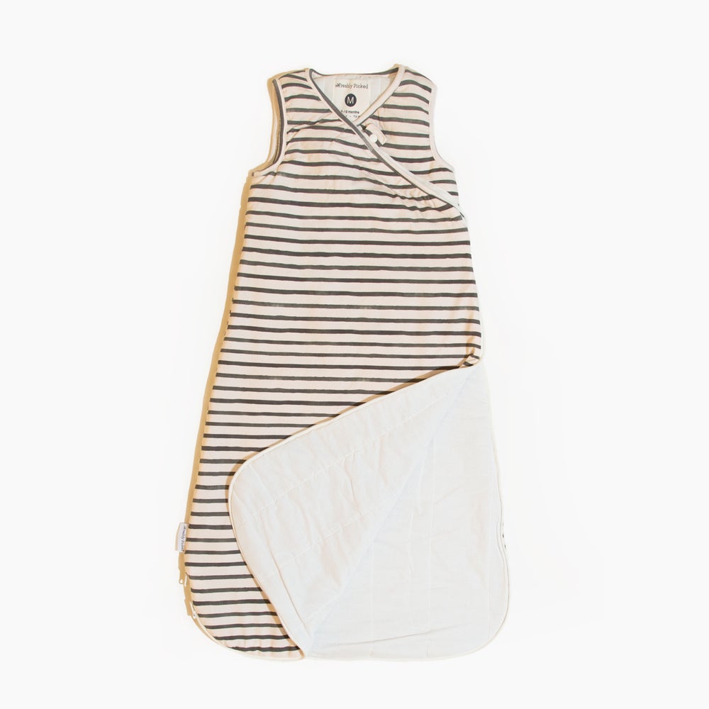 Charcoal Stripes Sleep Sack