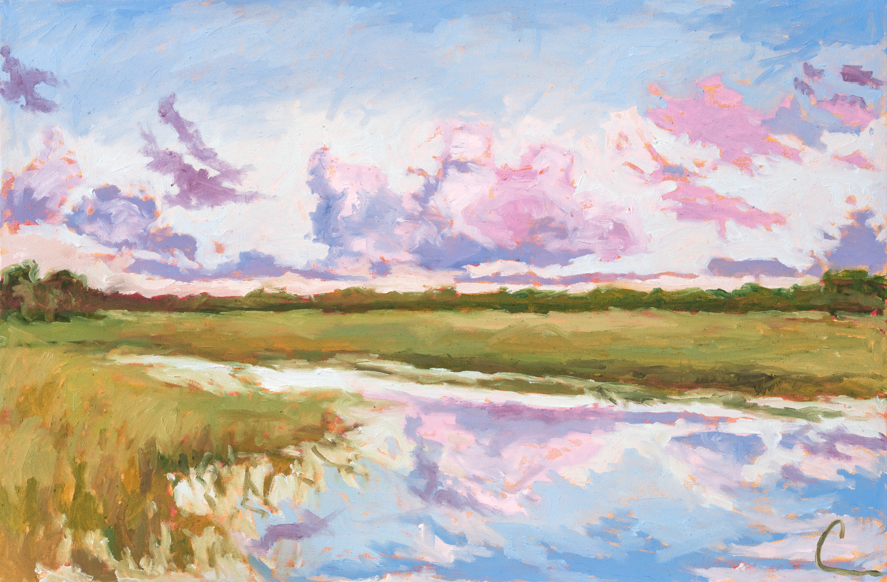Charleston Girl Sunset 2 Print