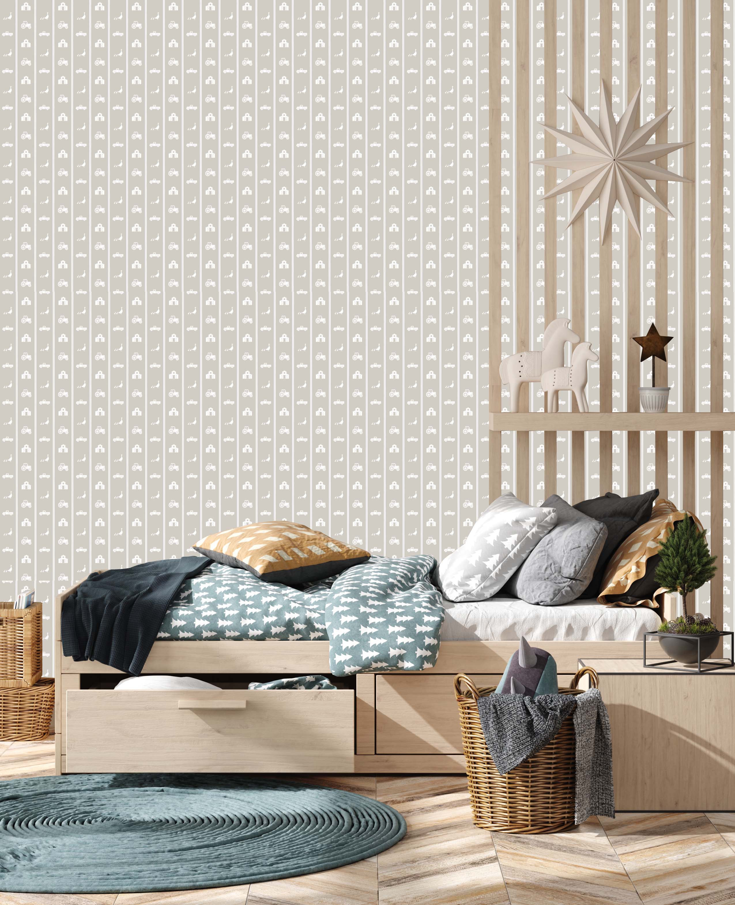 Charlie Wallpaper By Lauren Blair Hersey