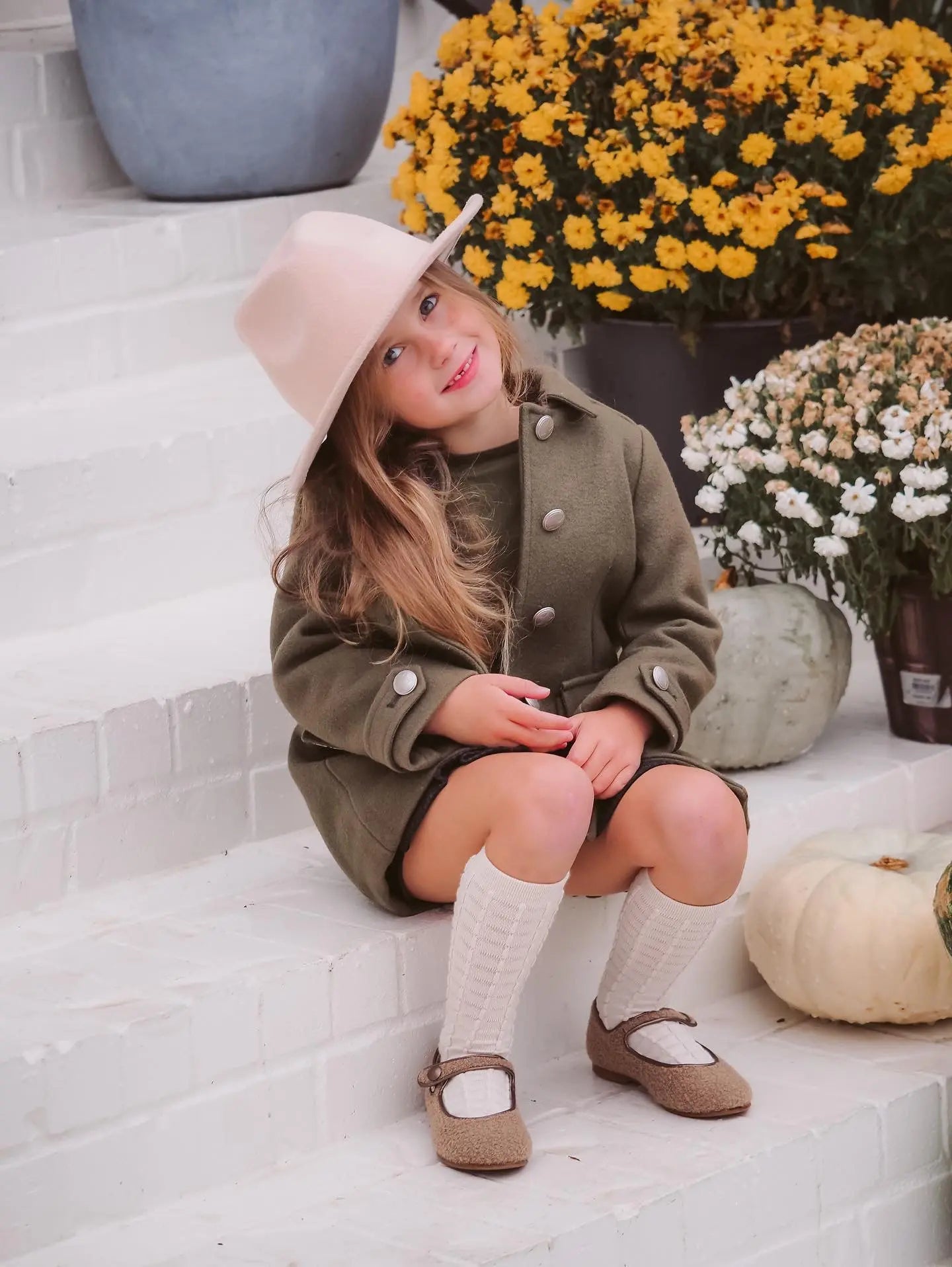 Charlotte- Taupe Bouclé Mary Jane Shoes