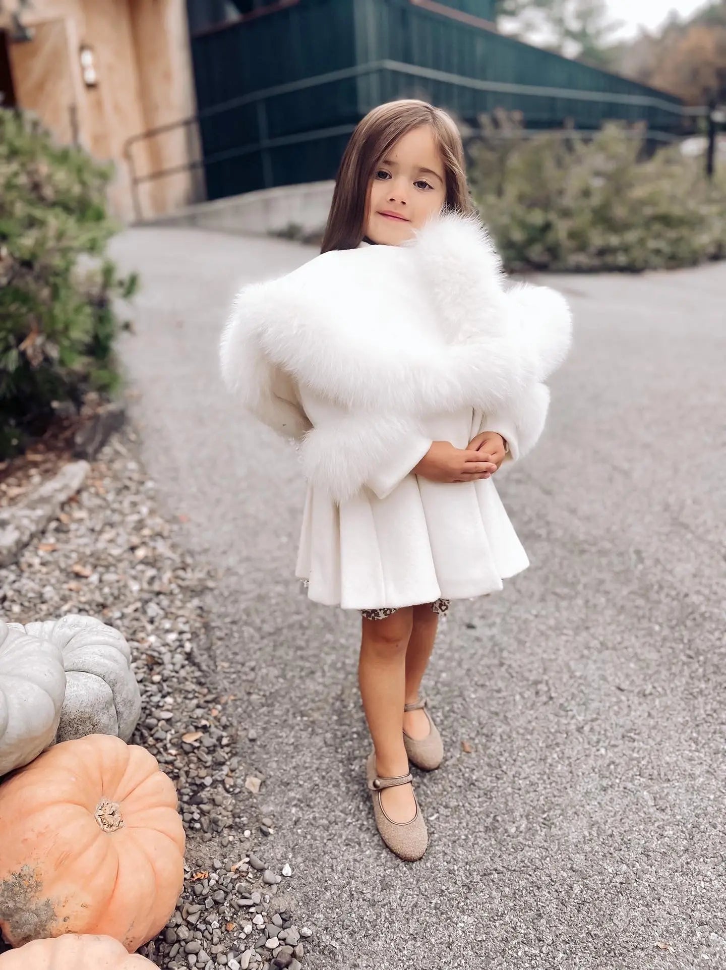 Charlotte- Taupe Bouclé Mary Jane Shoes