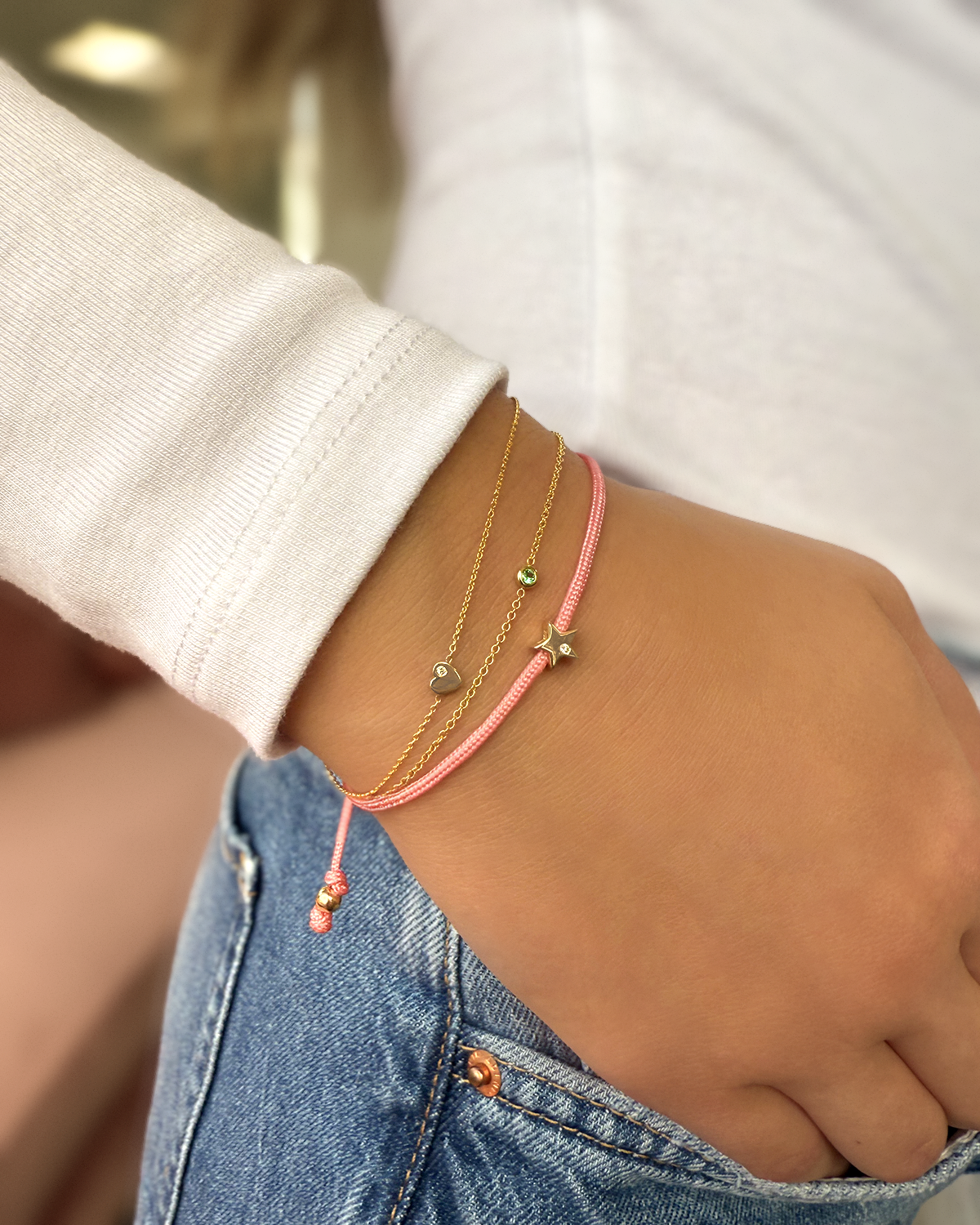 Kids 14k Gold Charm Bracelet