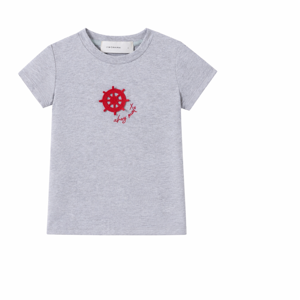 Coastal Grey Boys Tee