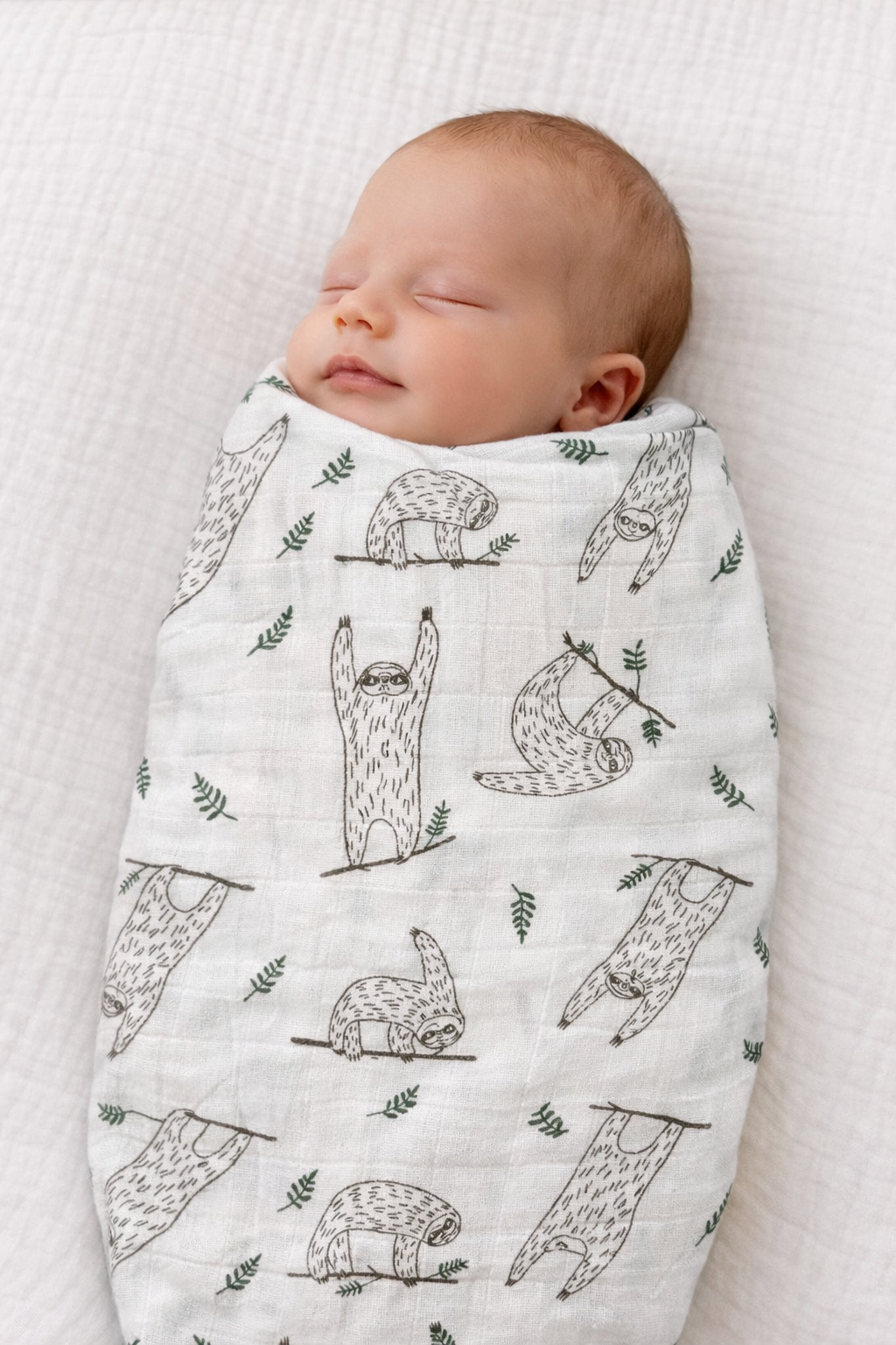 Muslin Swaddle, Sloth