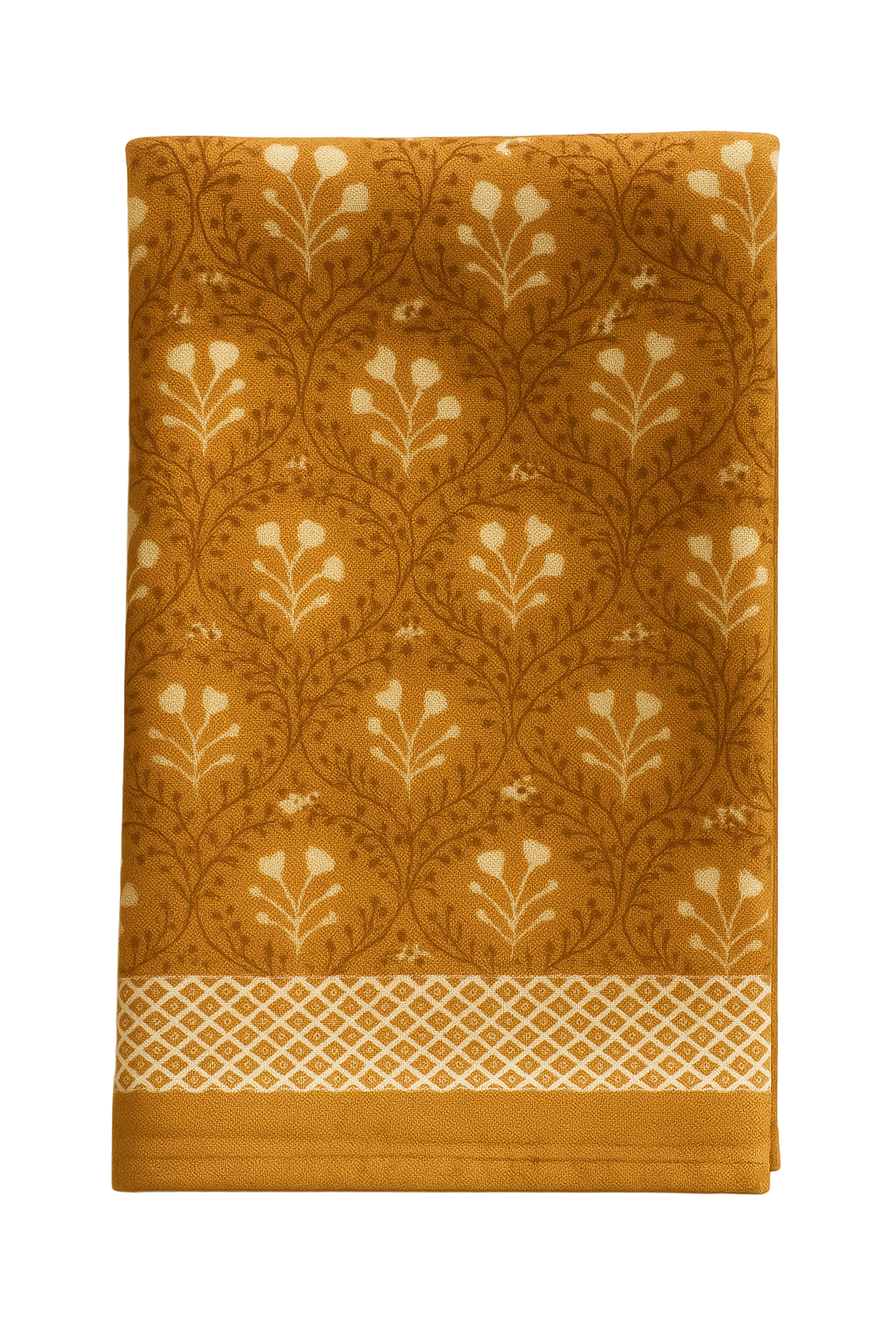 Laurel Tablecloth In Goldenrod