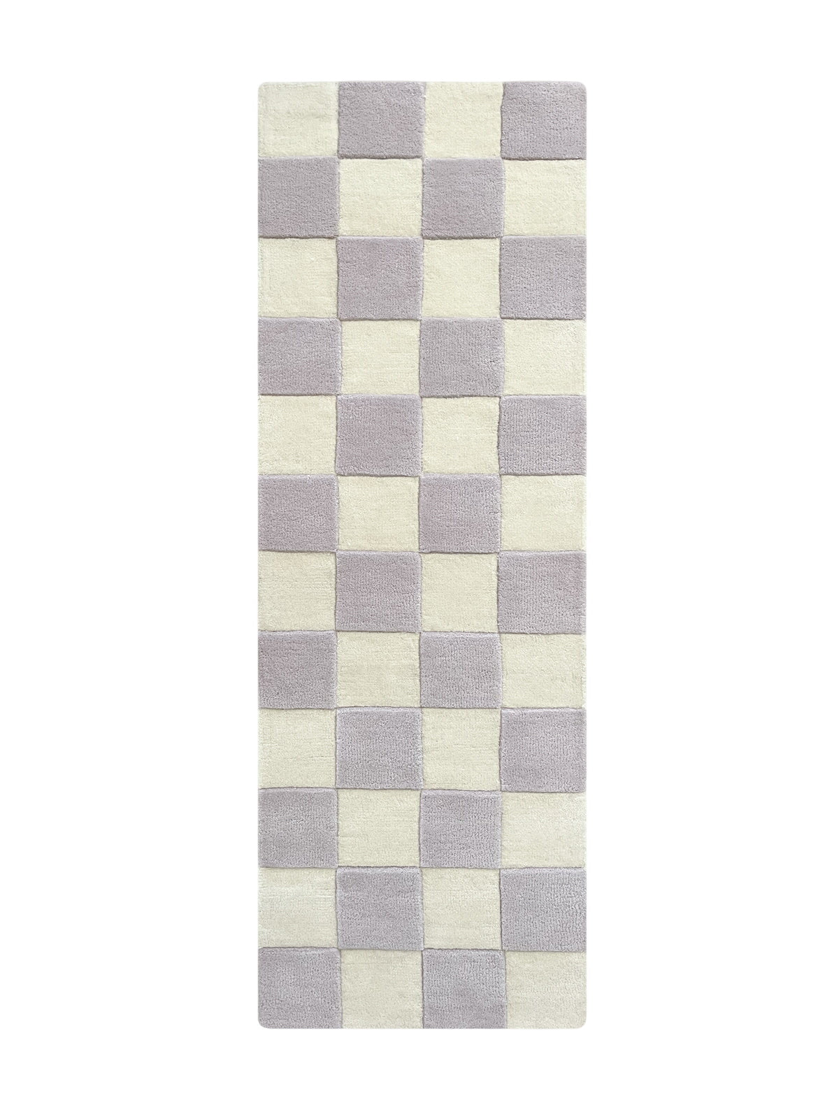 Rug Checkerboard Lilac 1.8 X 5.2 Ft