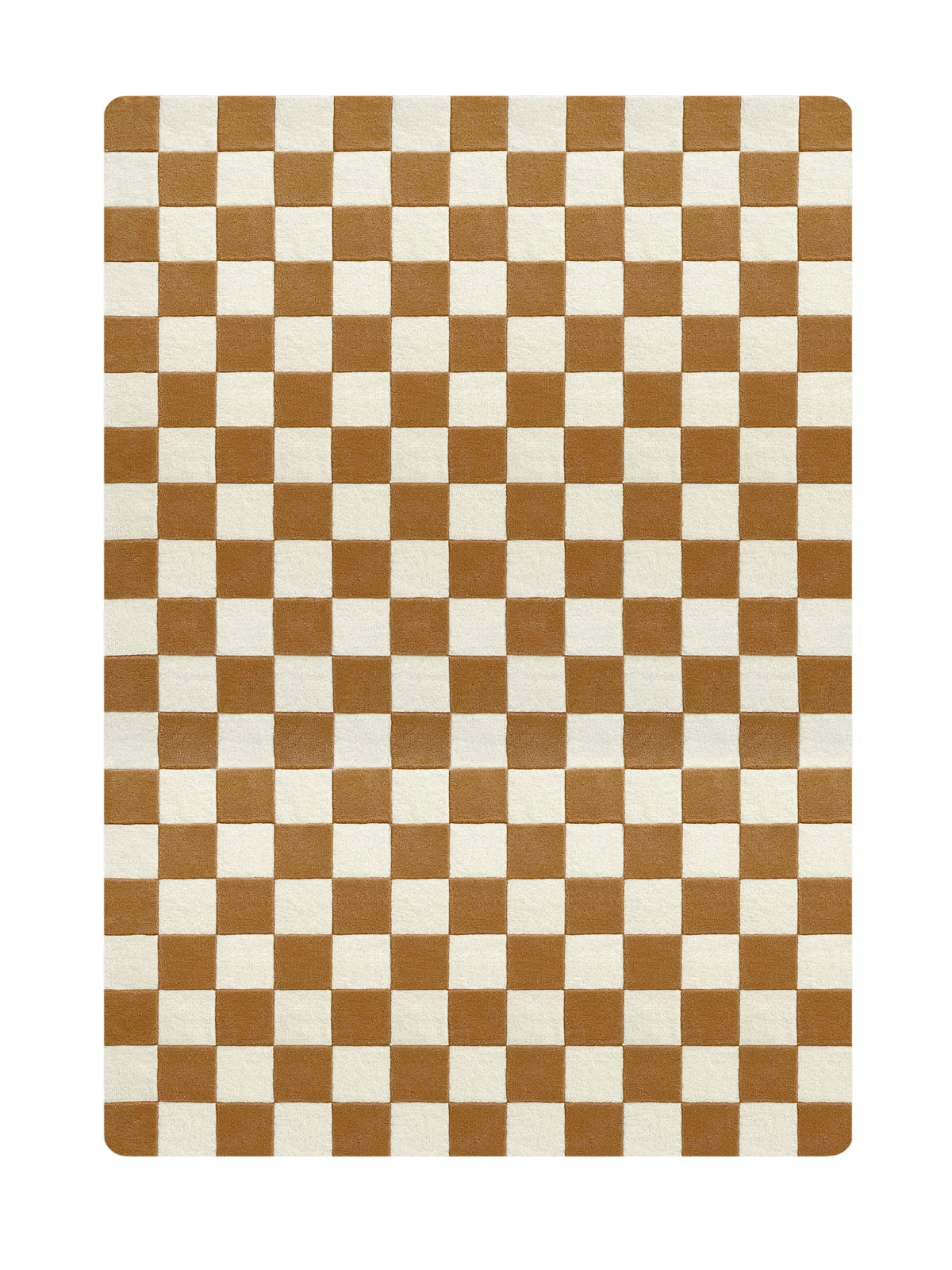 Rug Checkerboard Terra 5.6 X 7.9 Ft