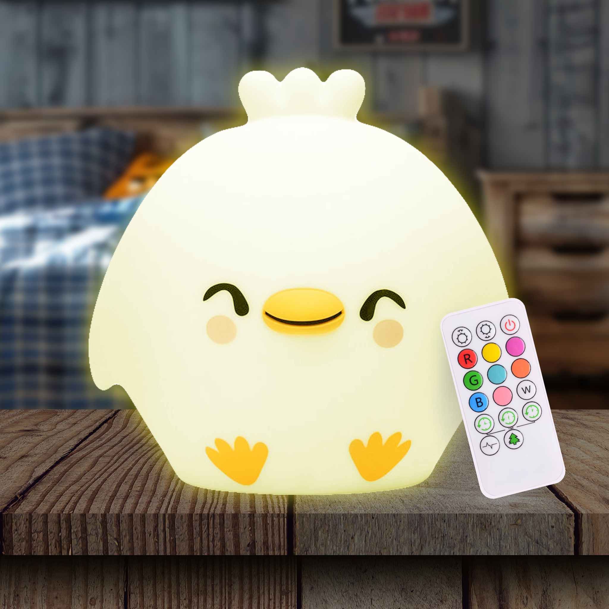 Lumipets® Clara The Chicken- Children's Touch Night Light