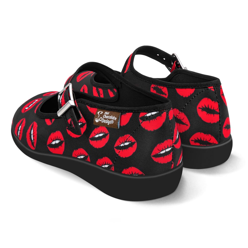 Chocolaticas® Kiss Me Women's Mary Jane Flat