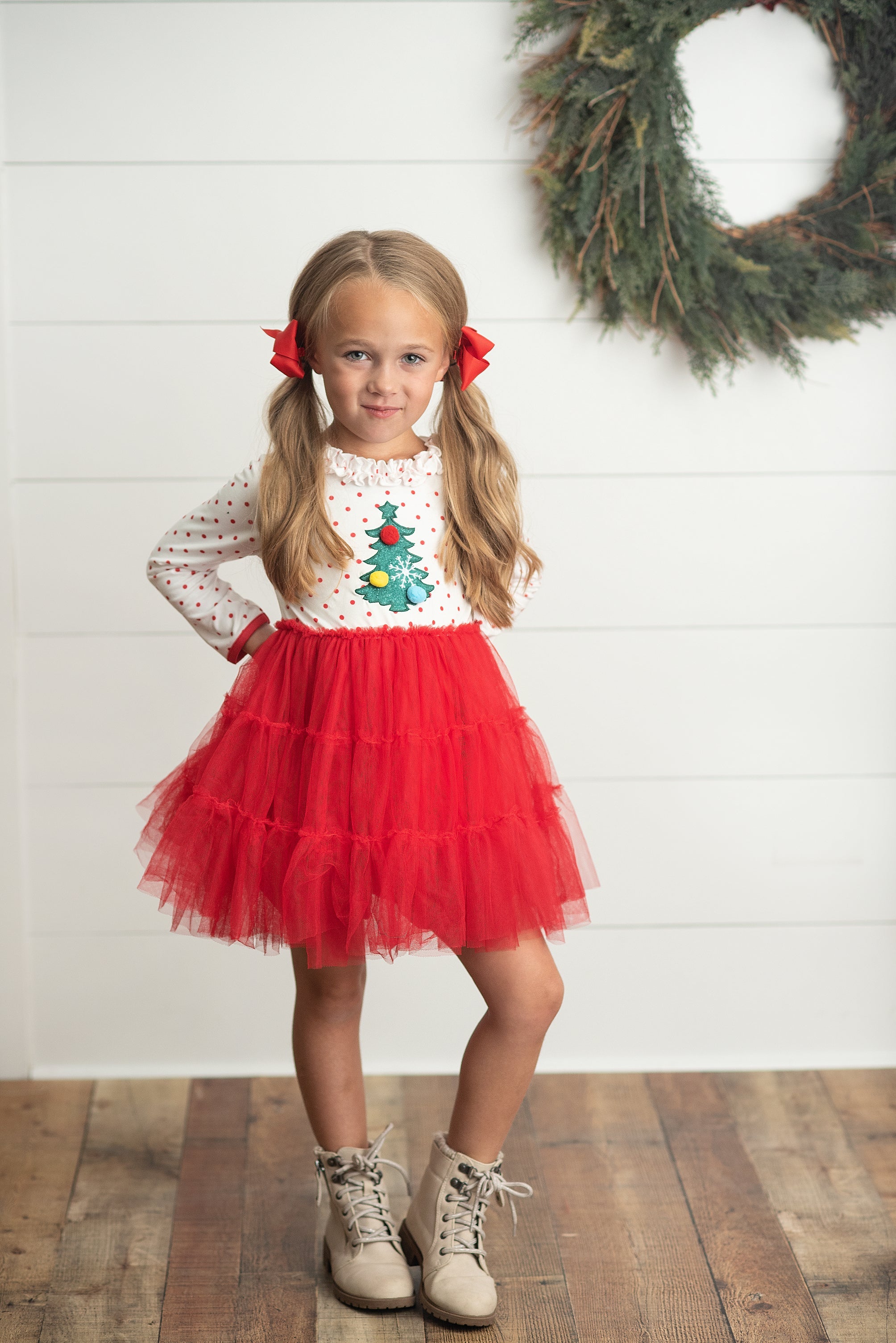 Christmas Tree Tulle Dress