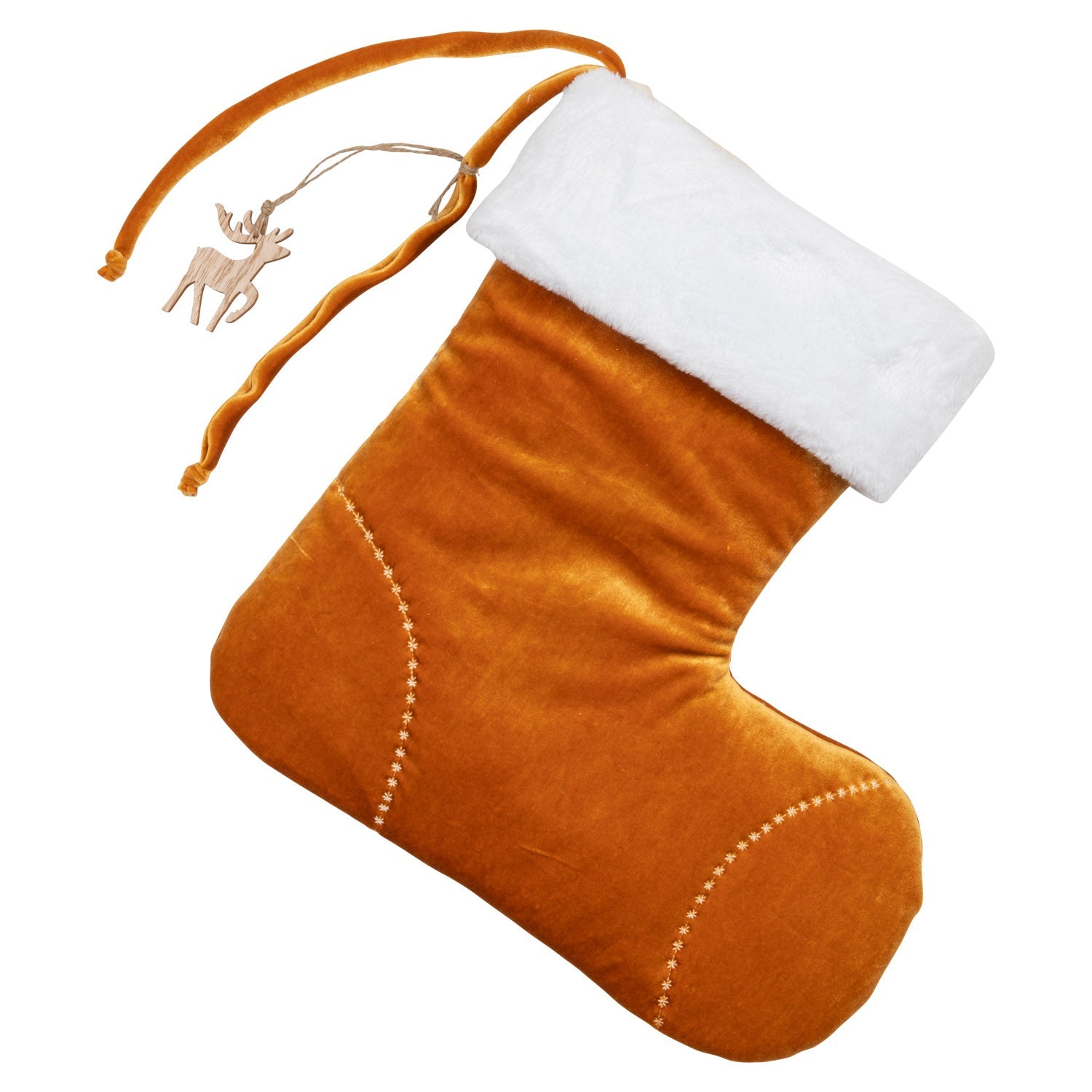 Gold Candy Christmas Stocking