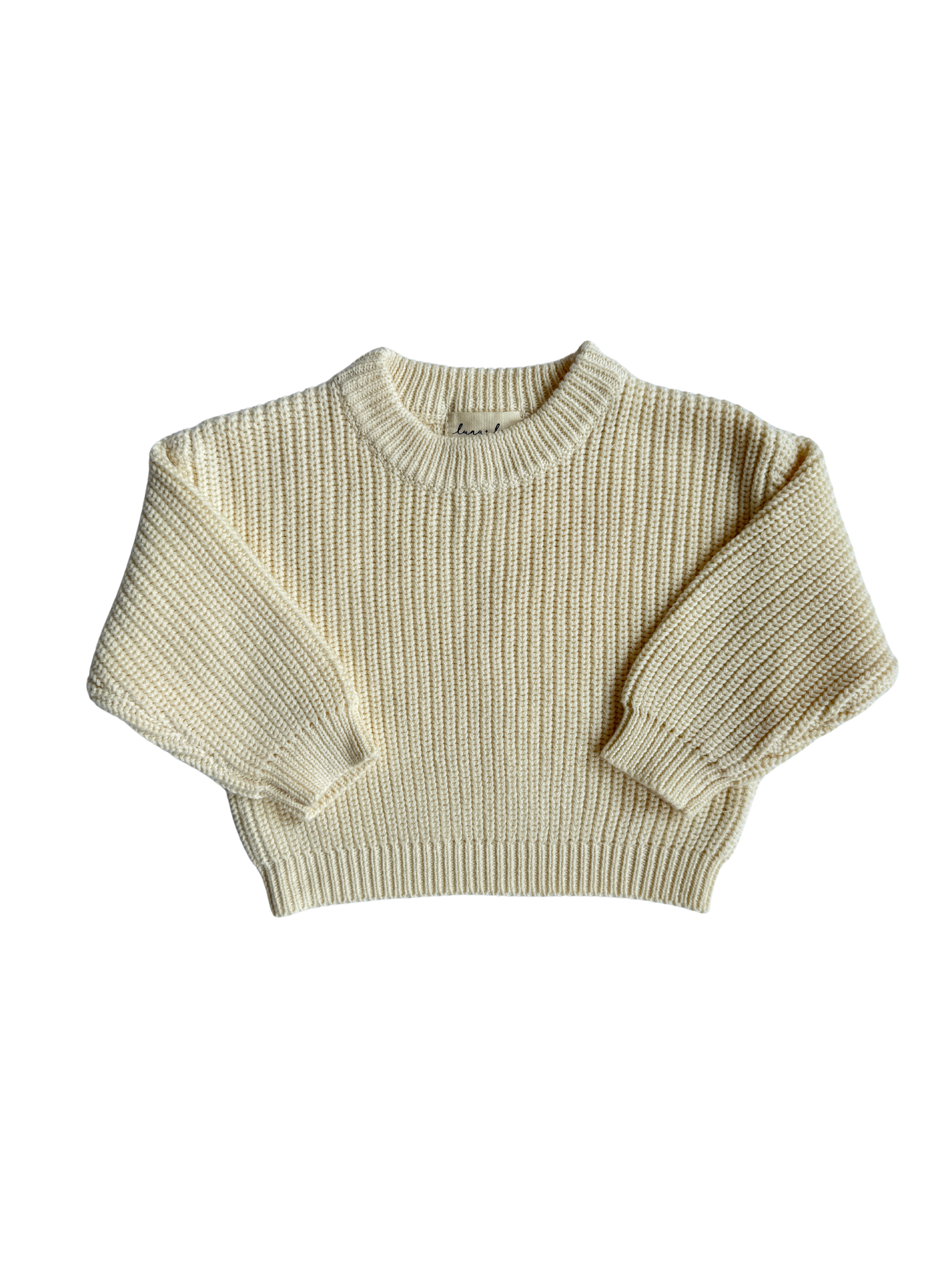 Chunky Knit Sweater - Cream