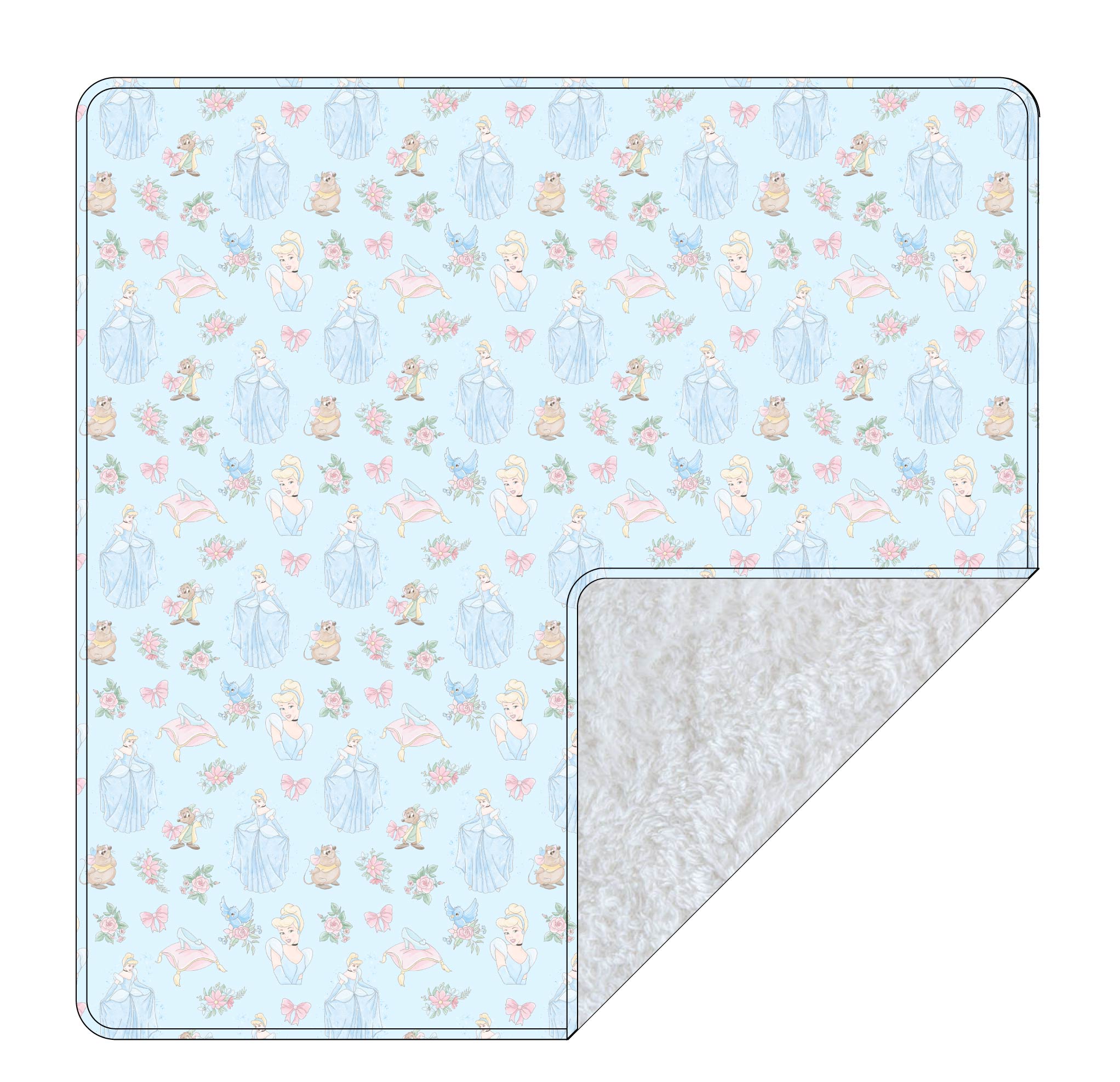 The Lost Slipper - Plush Blanket