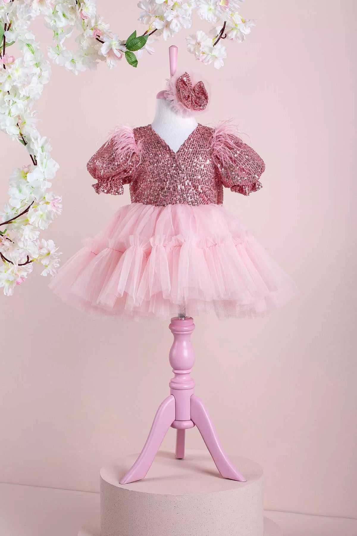 Clara Pink Party Dress | THA Dressing