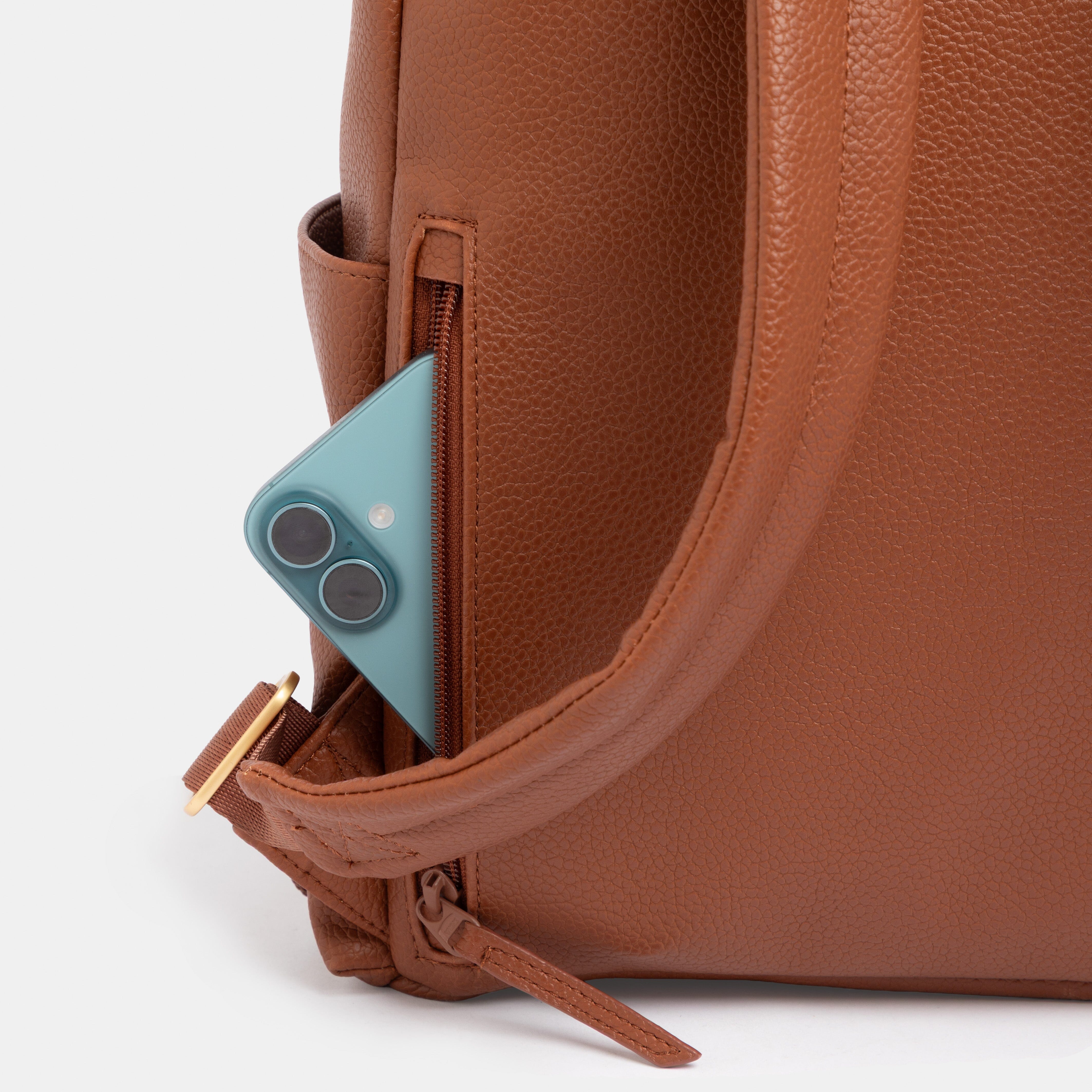 Cognac Classic City Backpack Ii