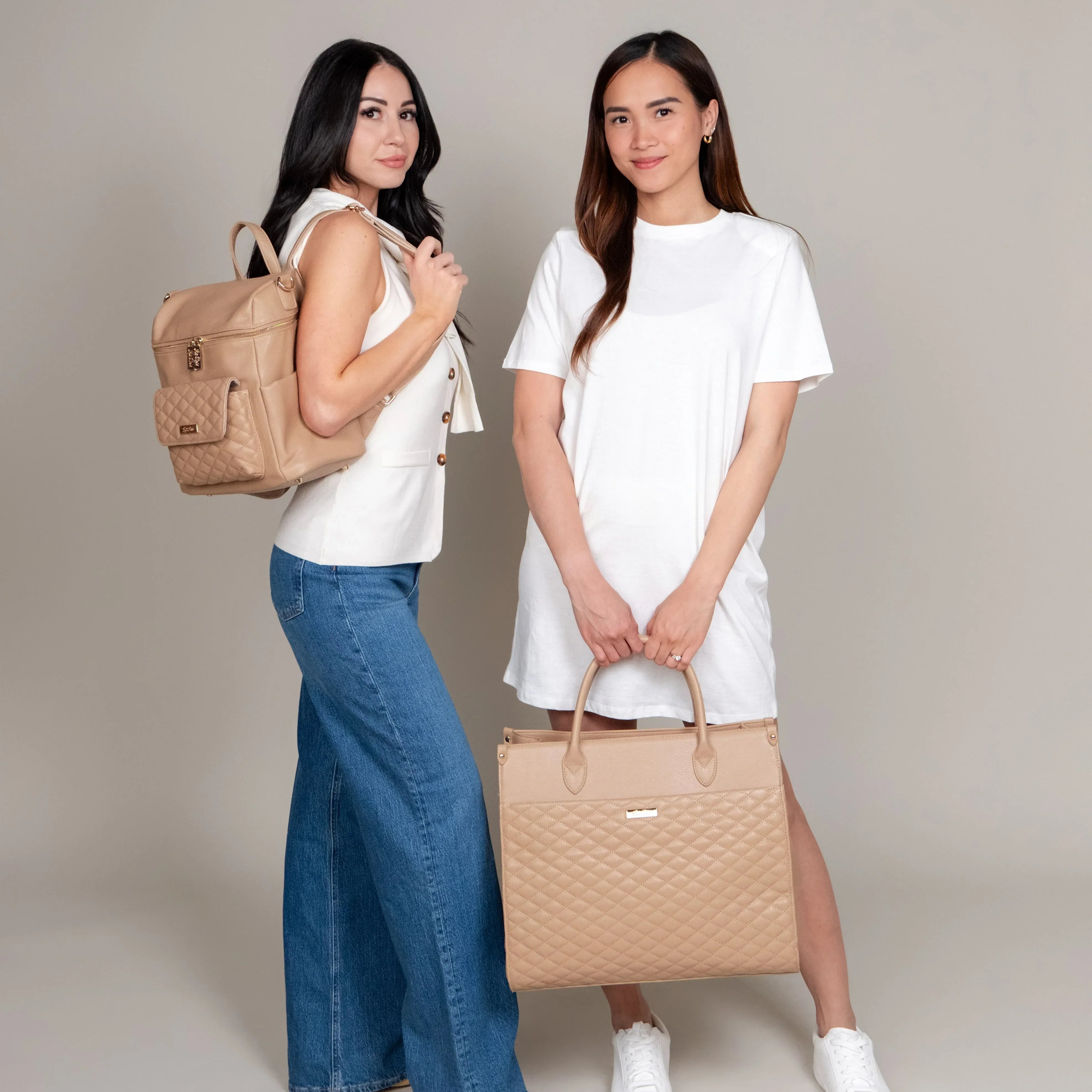 Petit Monaco Diaper Bag | Latte