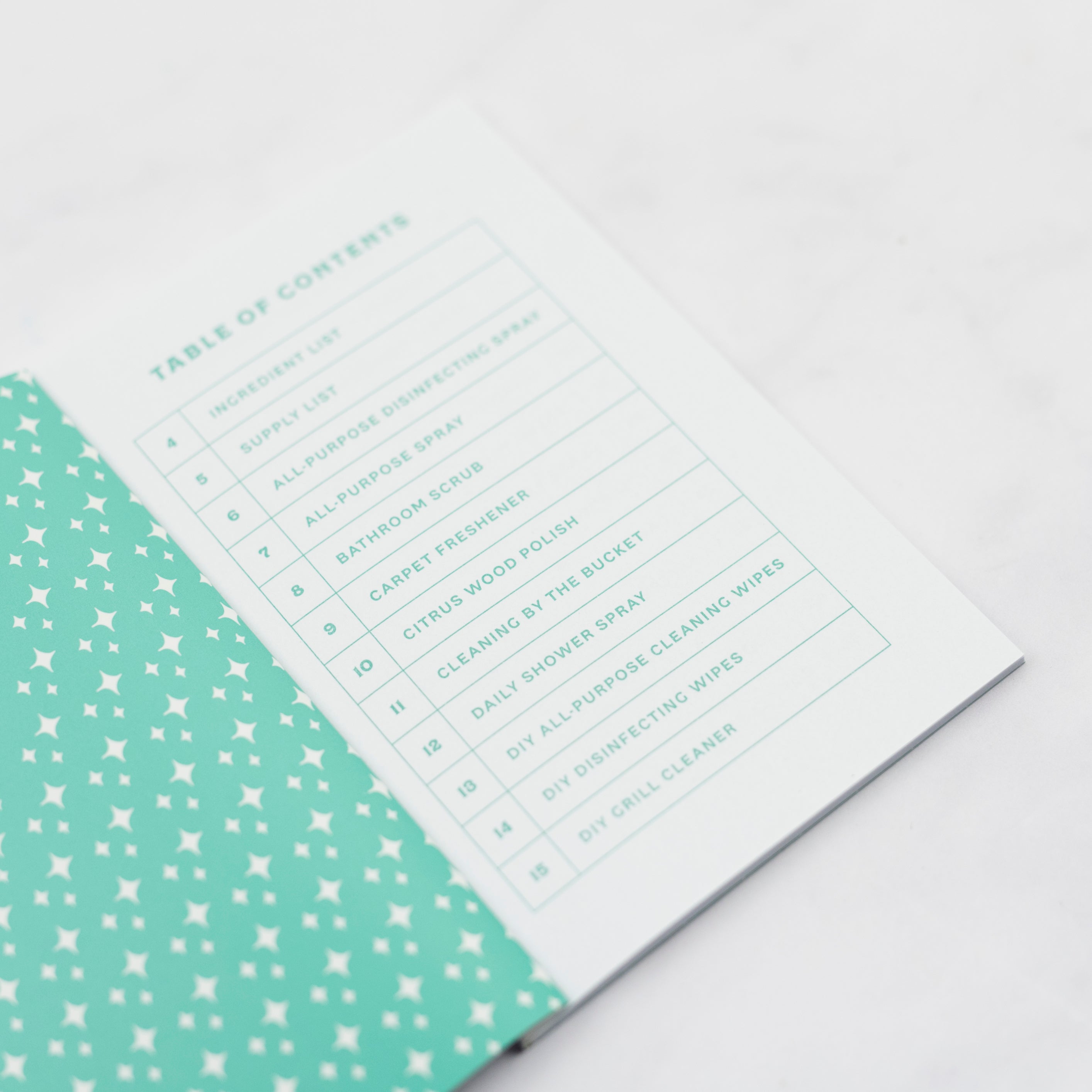 's Diy Cleaning Recipes Pocket Notebook