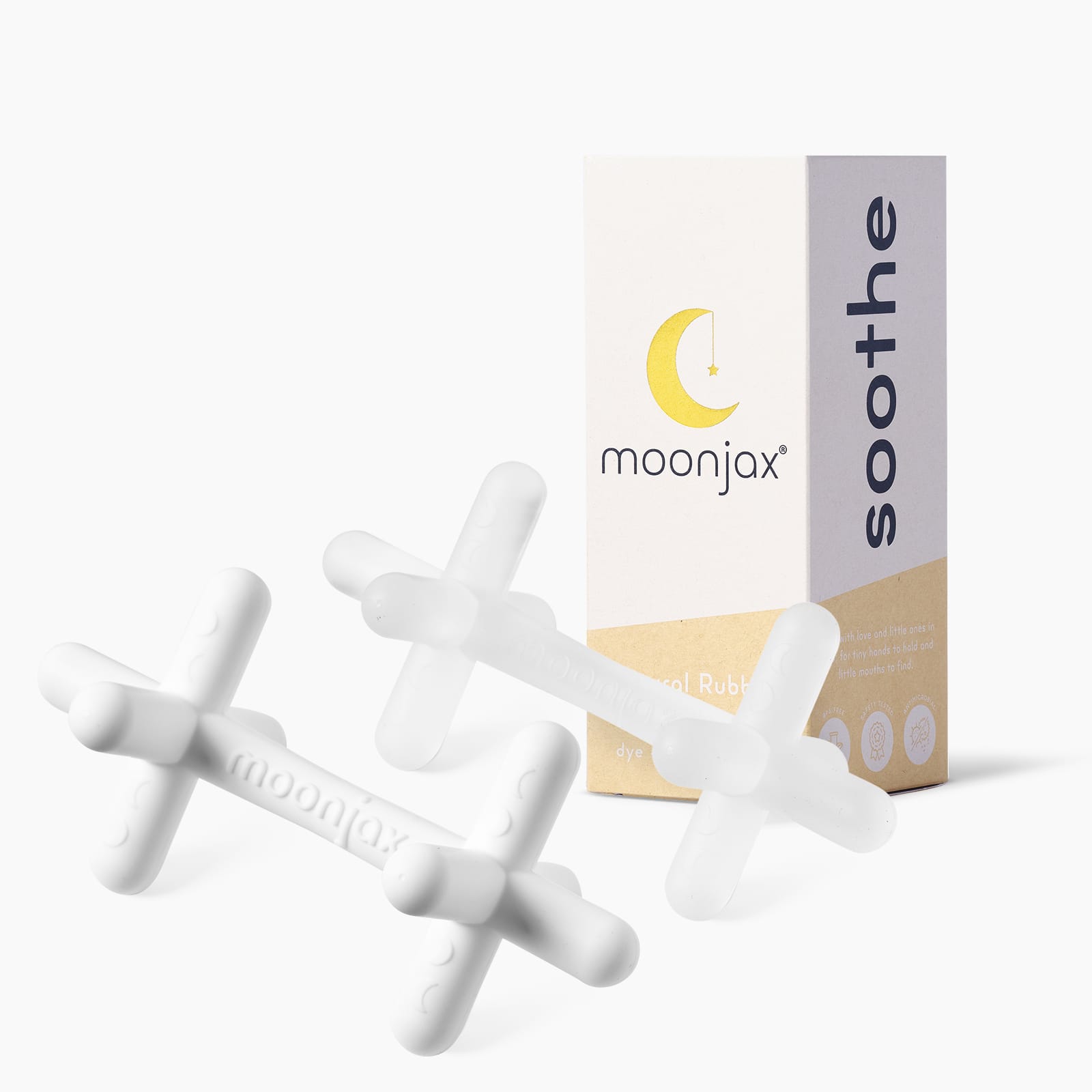2-pack Mix & Match Patented Moonjax® Best Baby Teethers