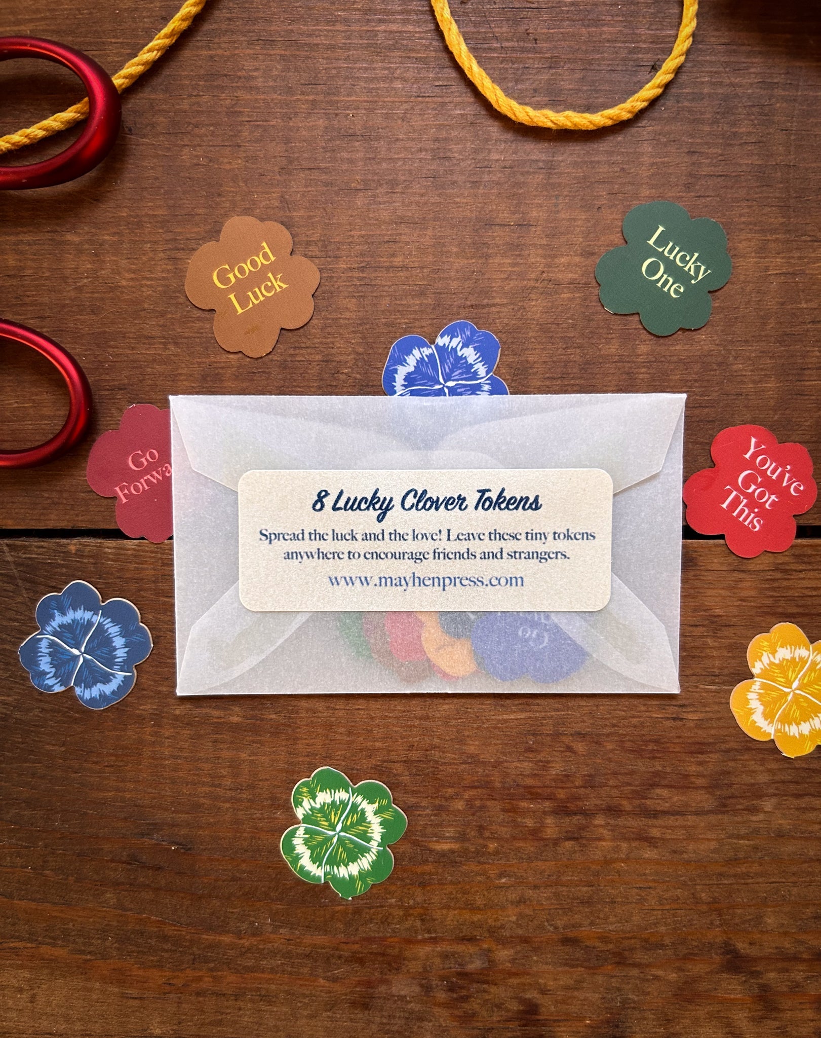 Lucky Clover Encouragement Tokens