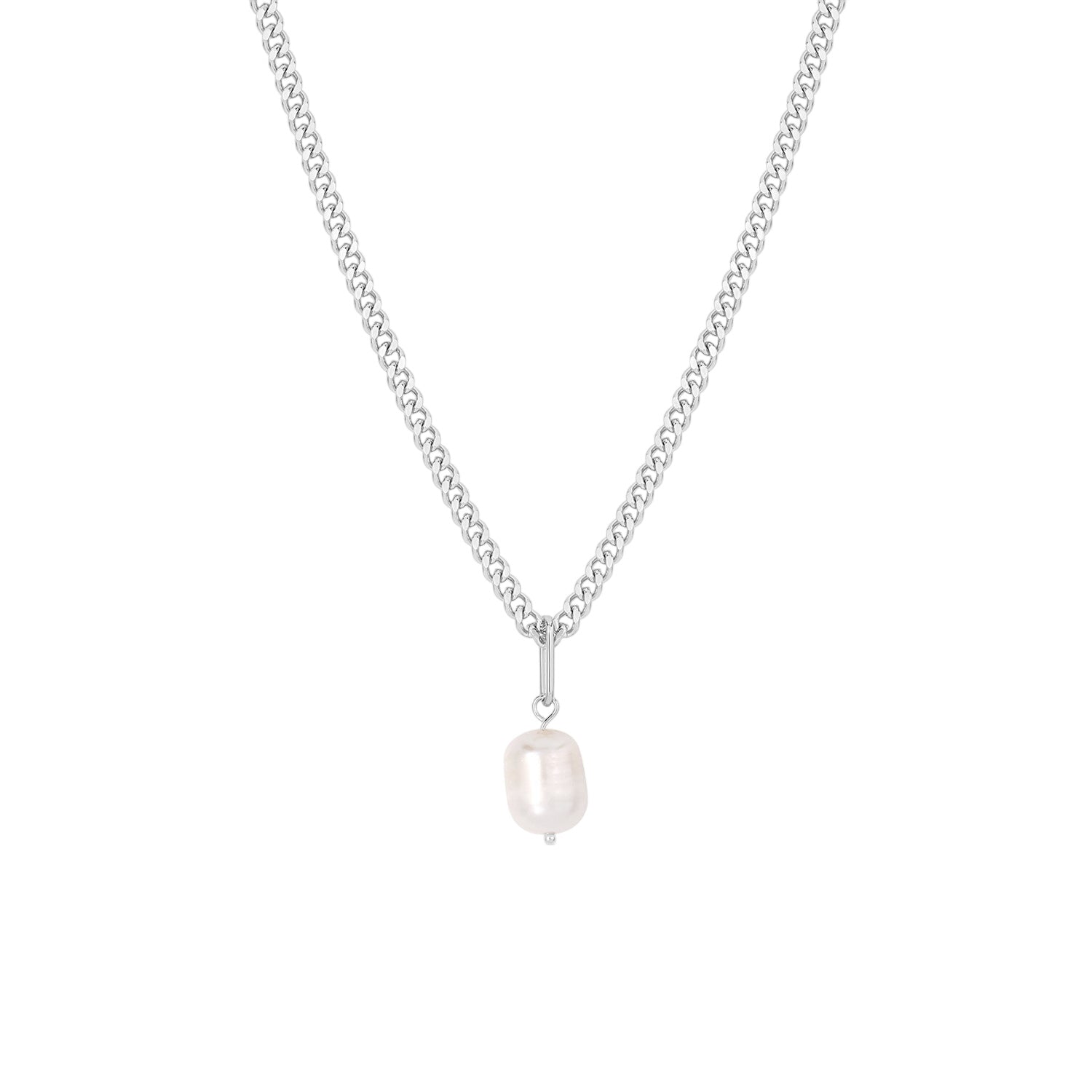 Colette Pearl Curb Necklace